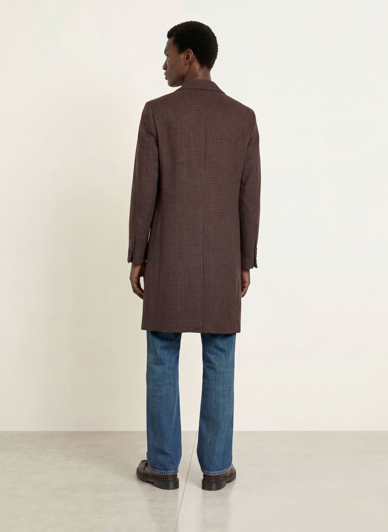 SCOTCH & SODA Manteau: MARRON FONCÉ / MARRON CLAIR