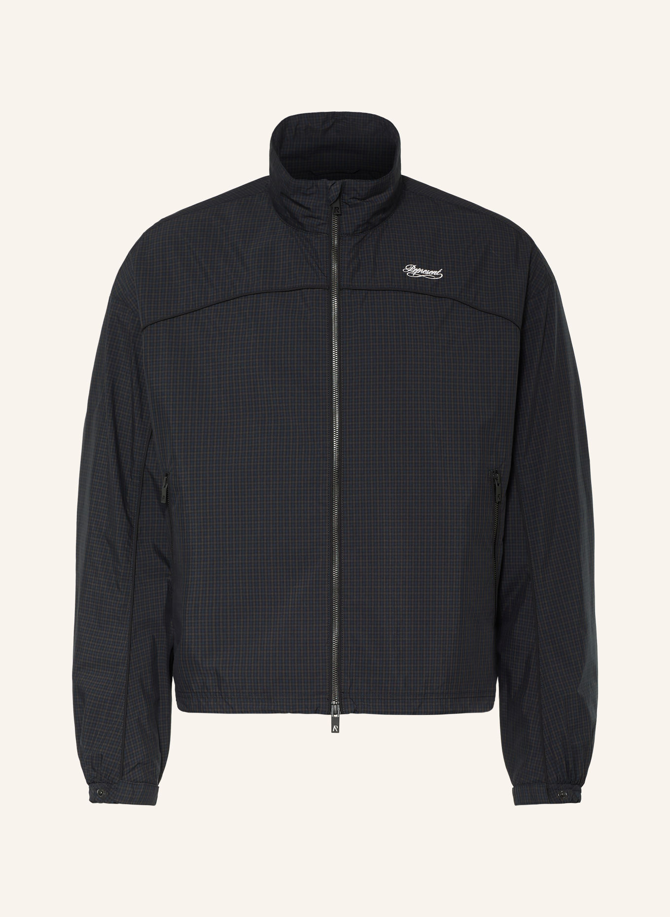 REPRESENT RIOT Jacket: DARK BLUE / OLIVE / BLACK