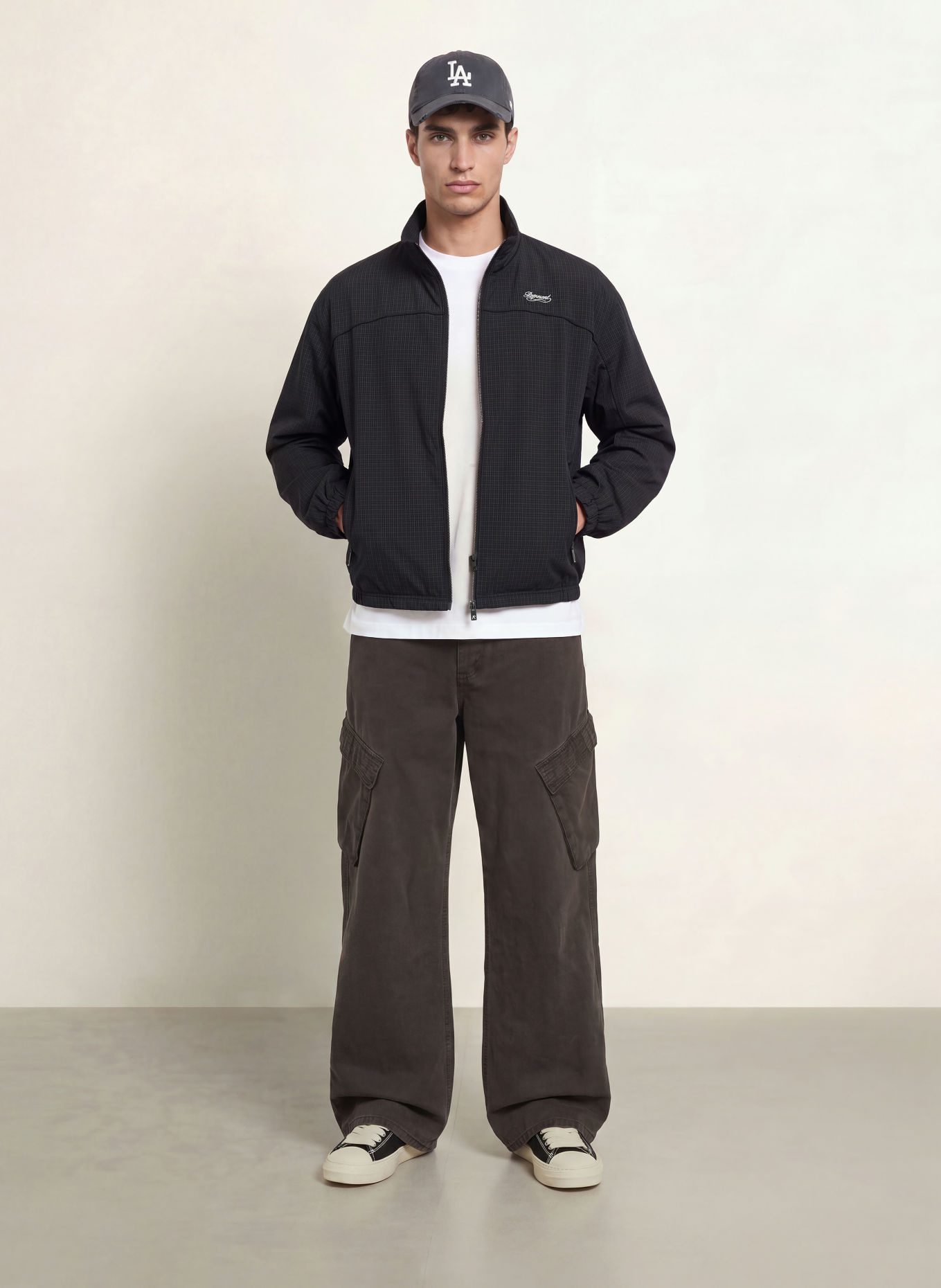 REPRESENT RIOT Jacket: DARK BLUE / OLIVE / BLACK