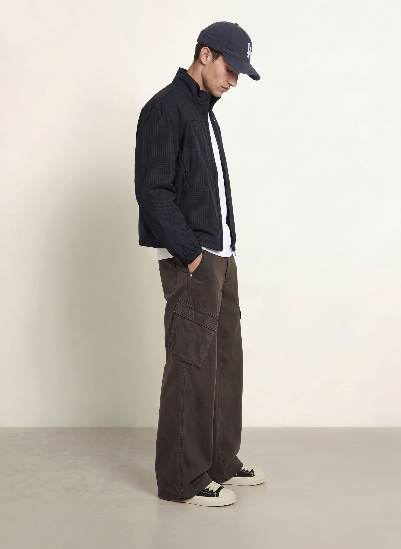 REPRESENT RIOT Jacket: DARK BLUE / OLIVE / BLACK