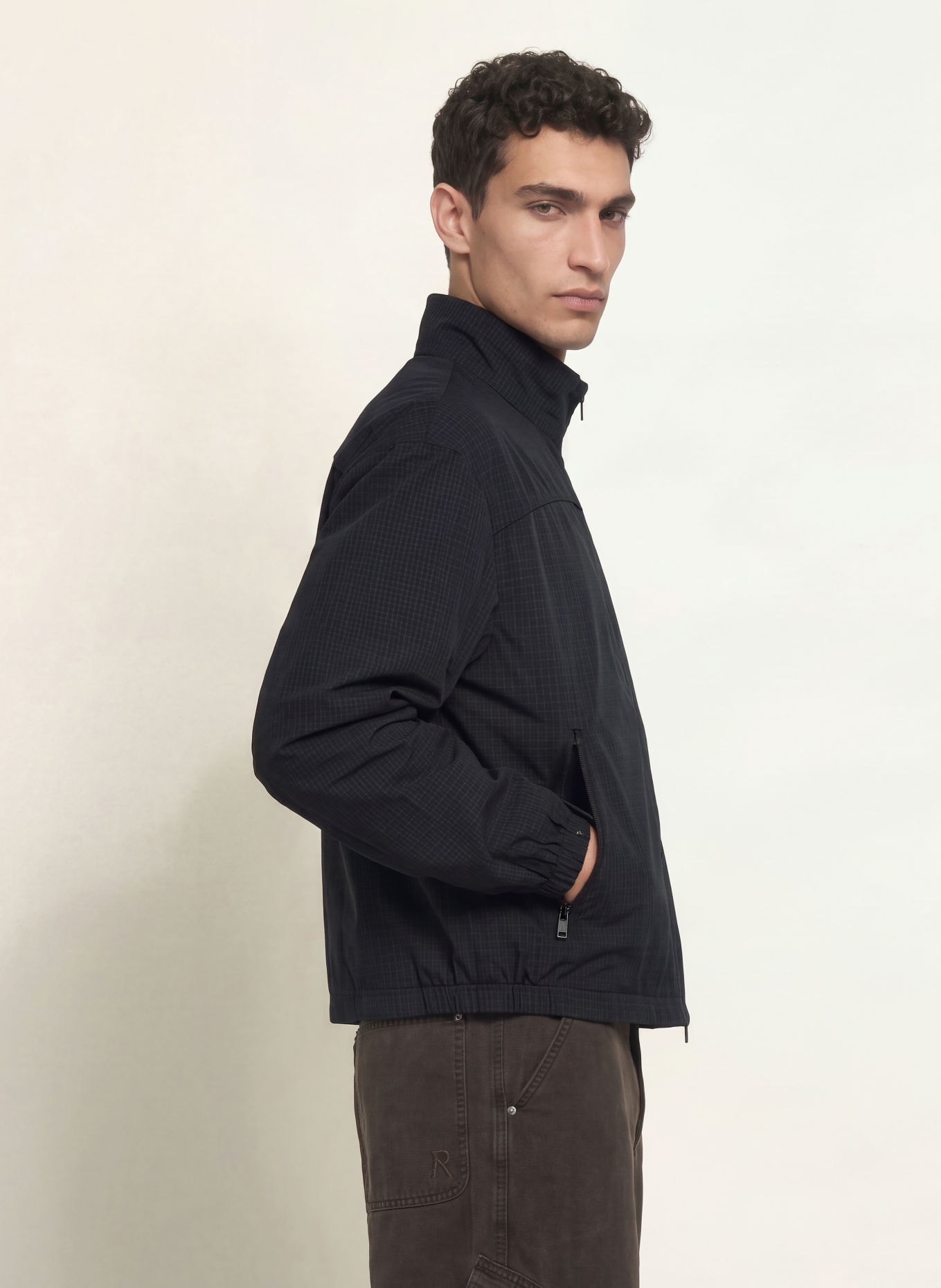 REPRESENT RIOT Jacket: DARK BLUE / OLIVE / BLACK