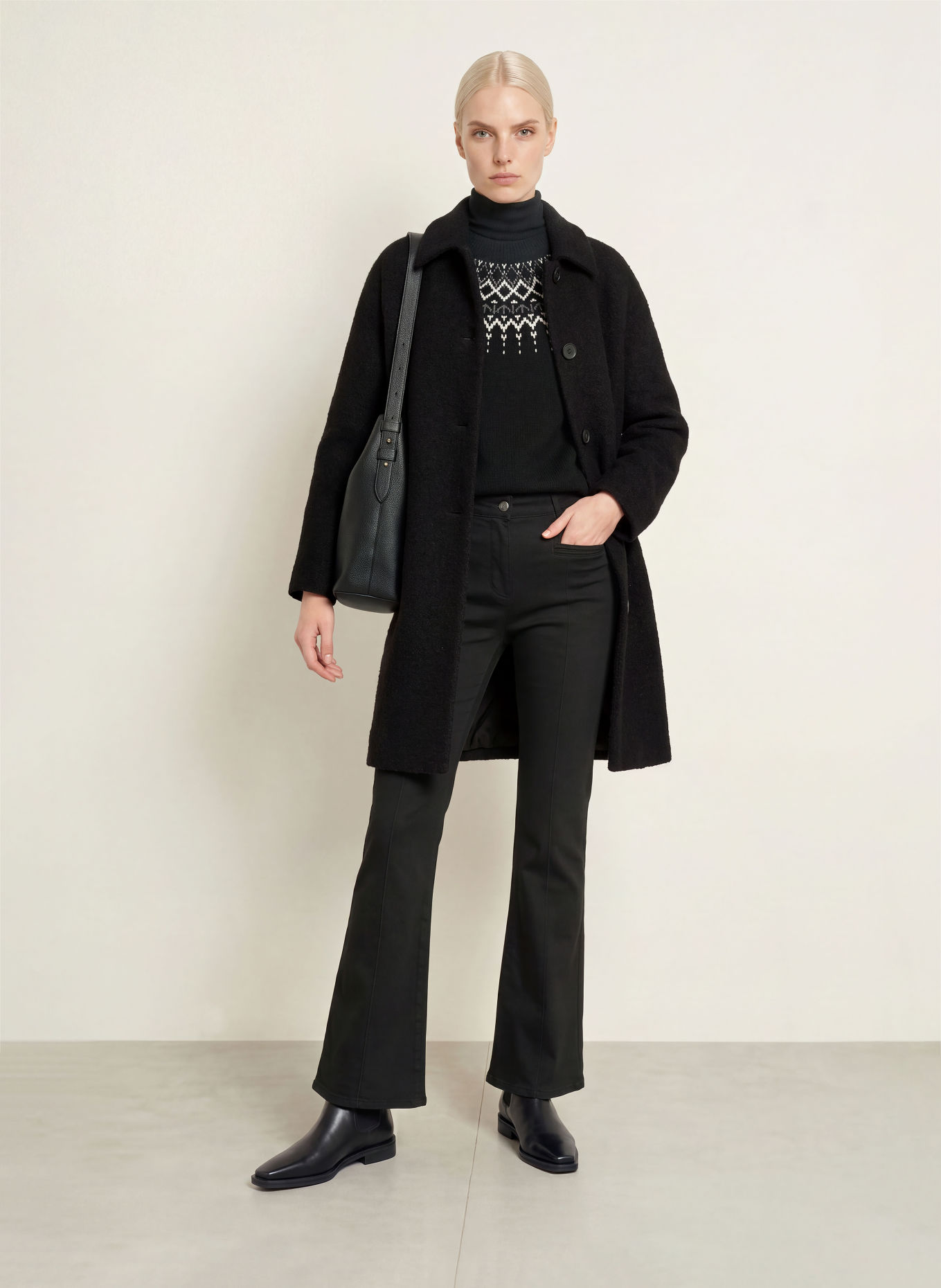 FUCHS SCHMITT VILNIUS Coat: BLACK