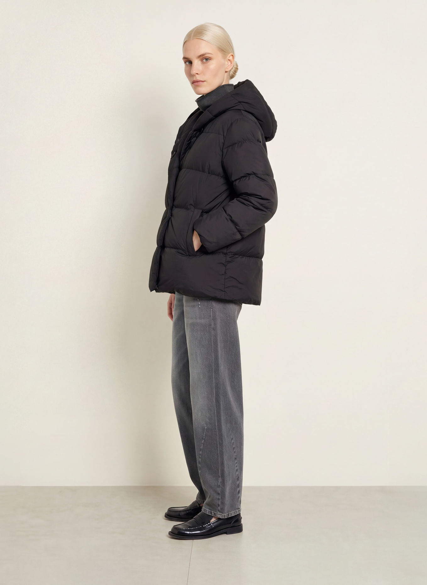 FUCHS SCHMITT FONTANA Down Jacket: BLACK