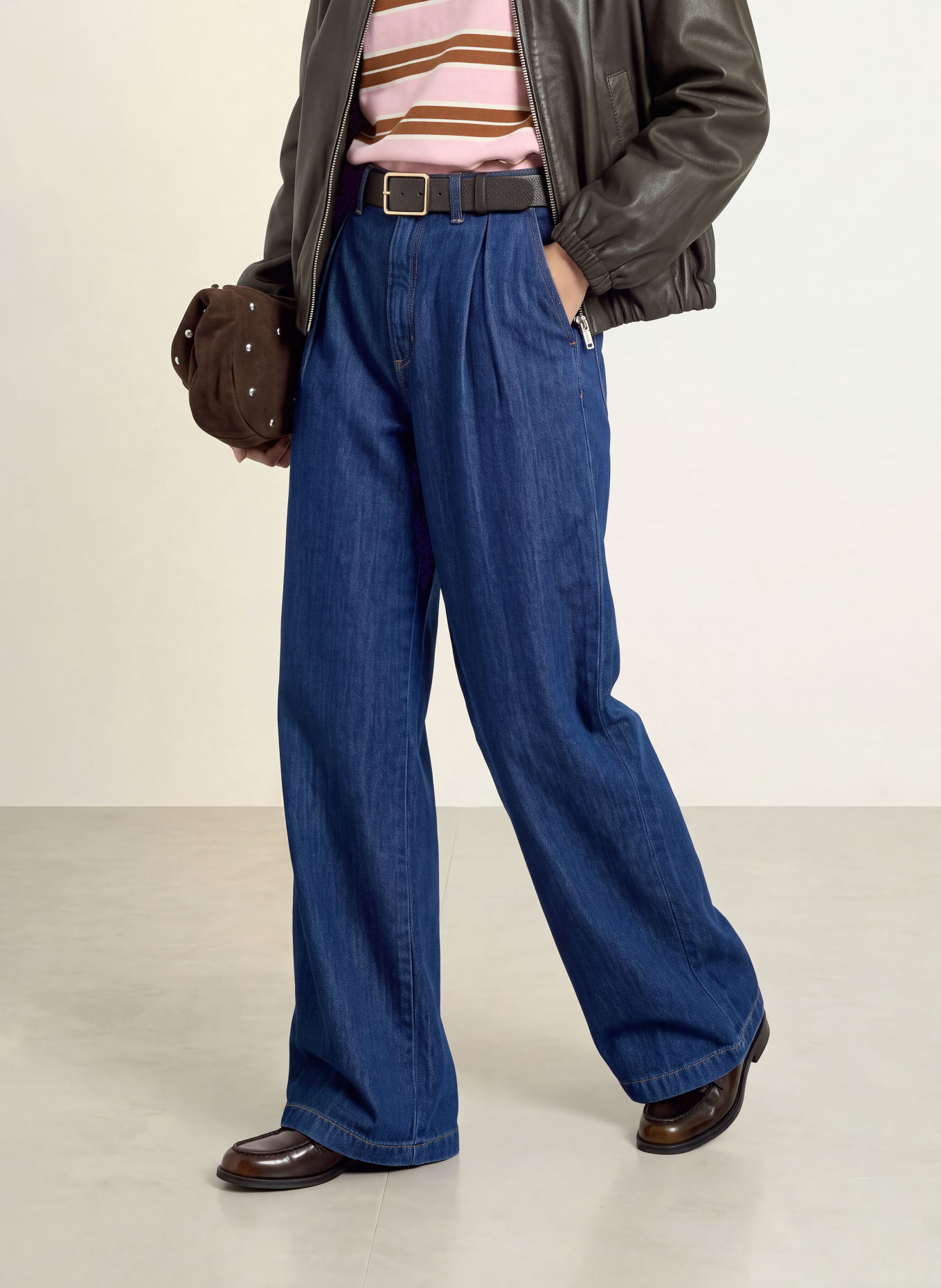 Marc O'Polo DENIM Wide-Leg jeans: 4440 Dark Blue_Multi_01