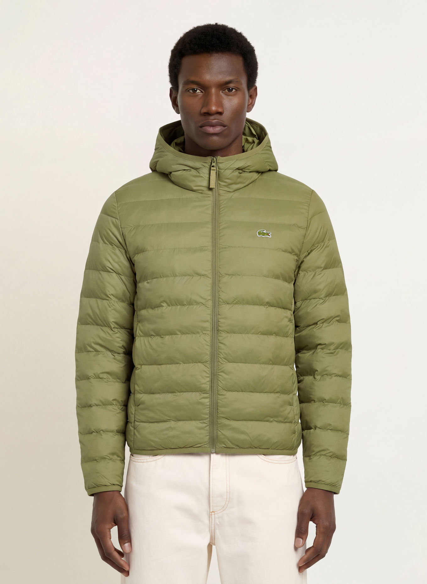 LACOSTE Gewatteerde jas: LICHTGROEN