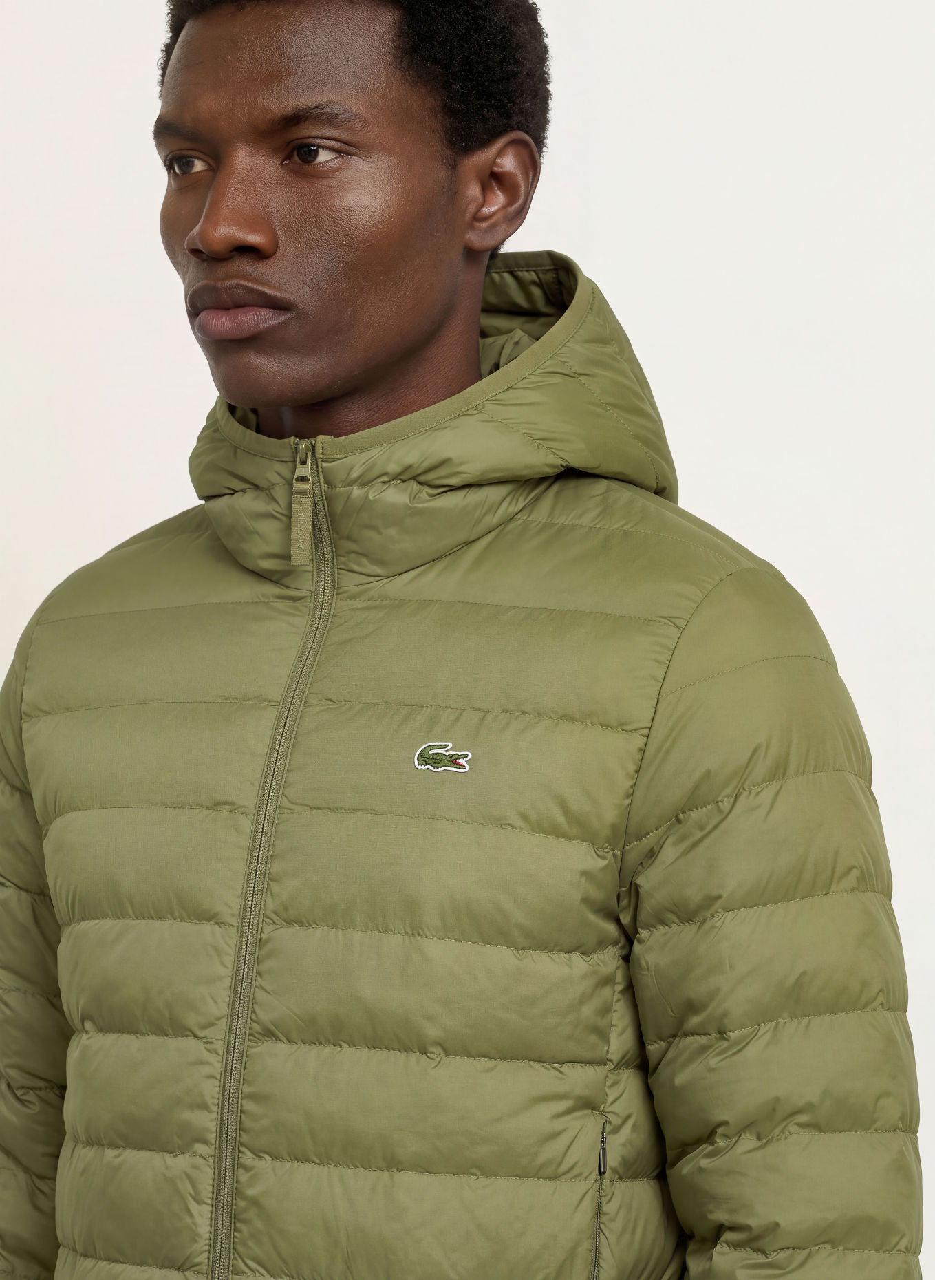 LACOSTE Gewatteerde jas: LICHTGROEN