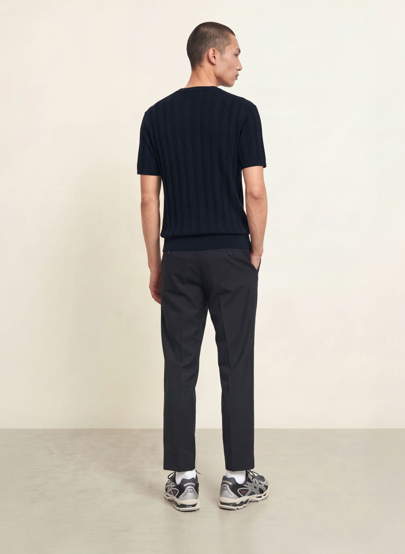 LACOSTE Knit shirt: DARK BLUE