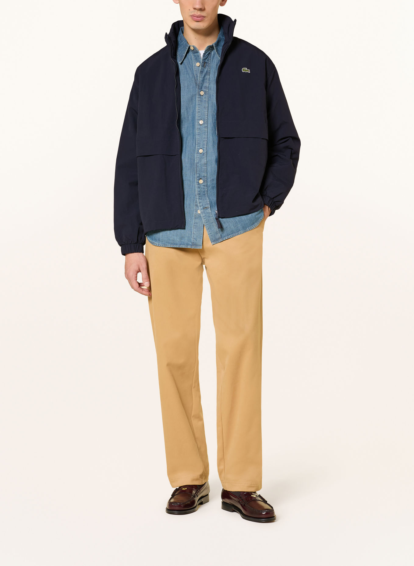 LACOSTE Veste: BLEU FONCÉ