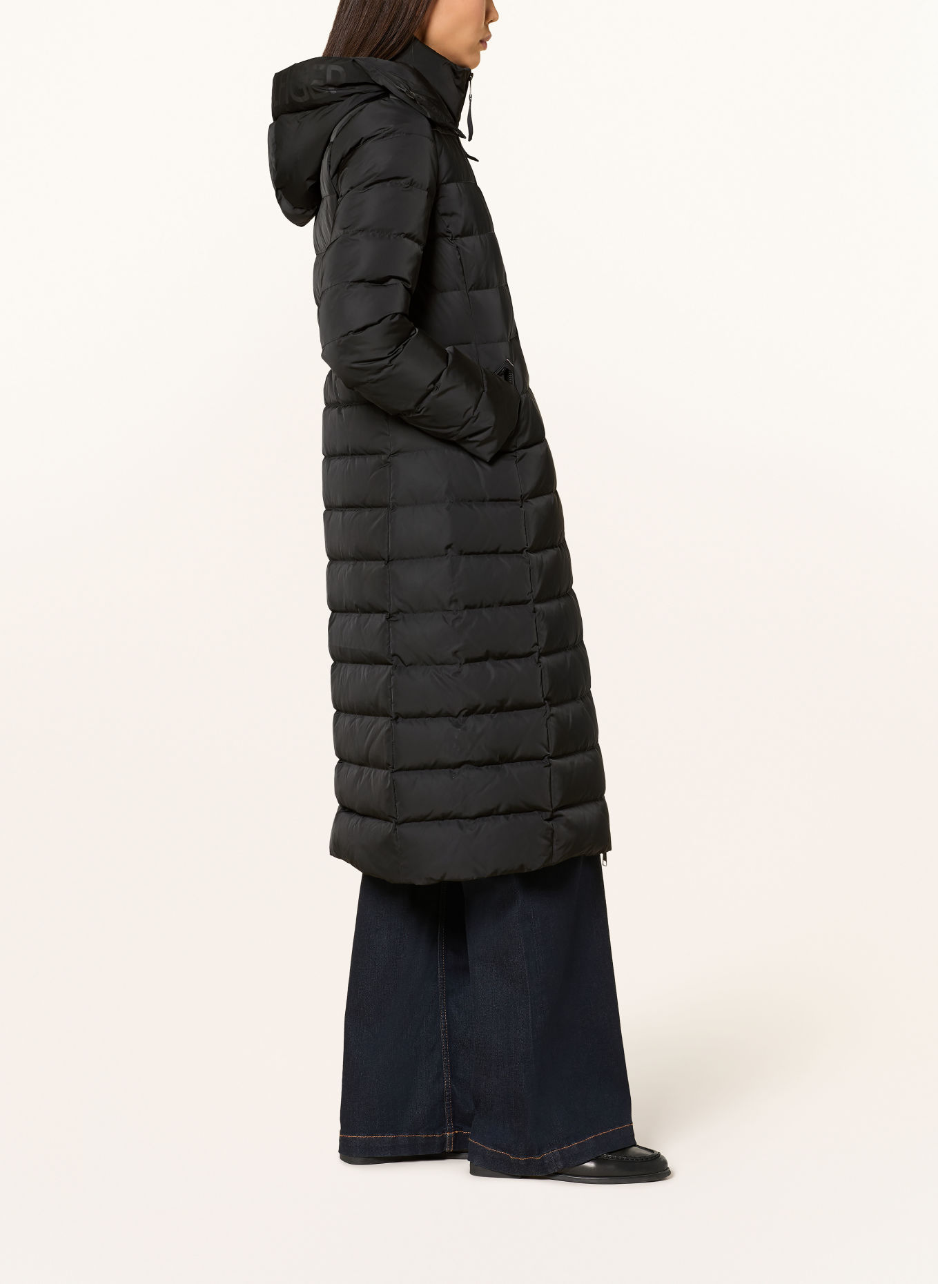 TOMMY HILFIGER Doudoune longue avec capuche amovible: NOIR