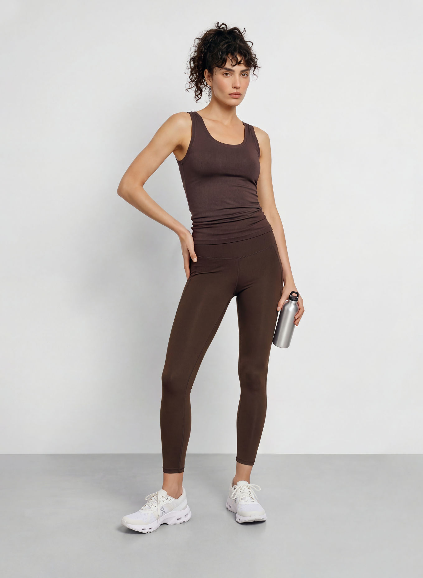 Sweaty Betty Tights ALL DAY: MØRKEBRUN