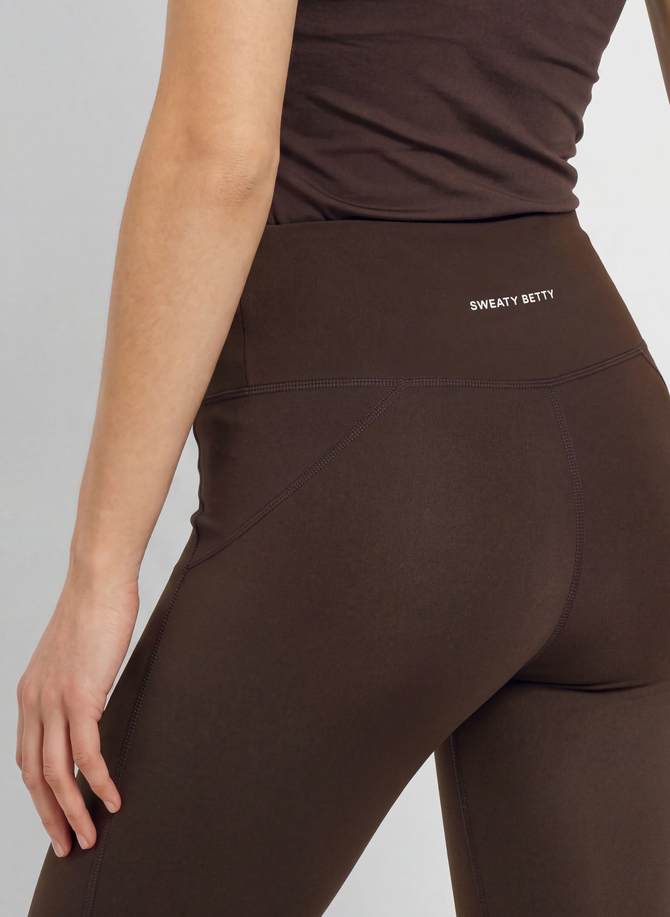 Sweaty Betty Tights ALL DAY: MØRKEBRUN