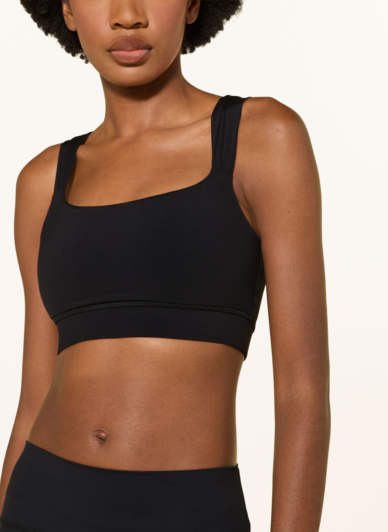 Sweaty Betty Sport-BH ULTIMATE STUDIO RUCHED: SCHWARZ