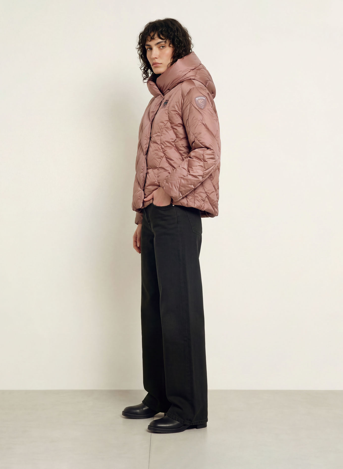 Blauer BELLFLOWER Down Jacket: DUSKY PINK