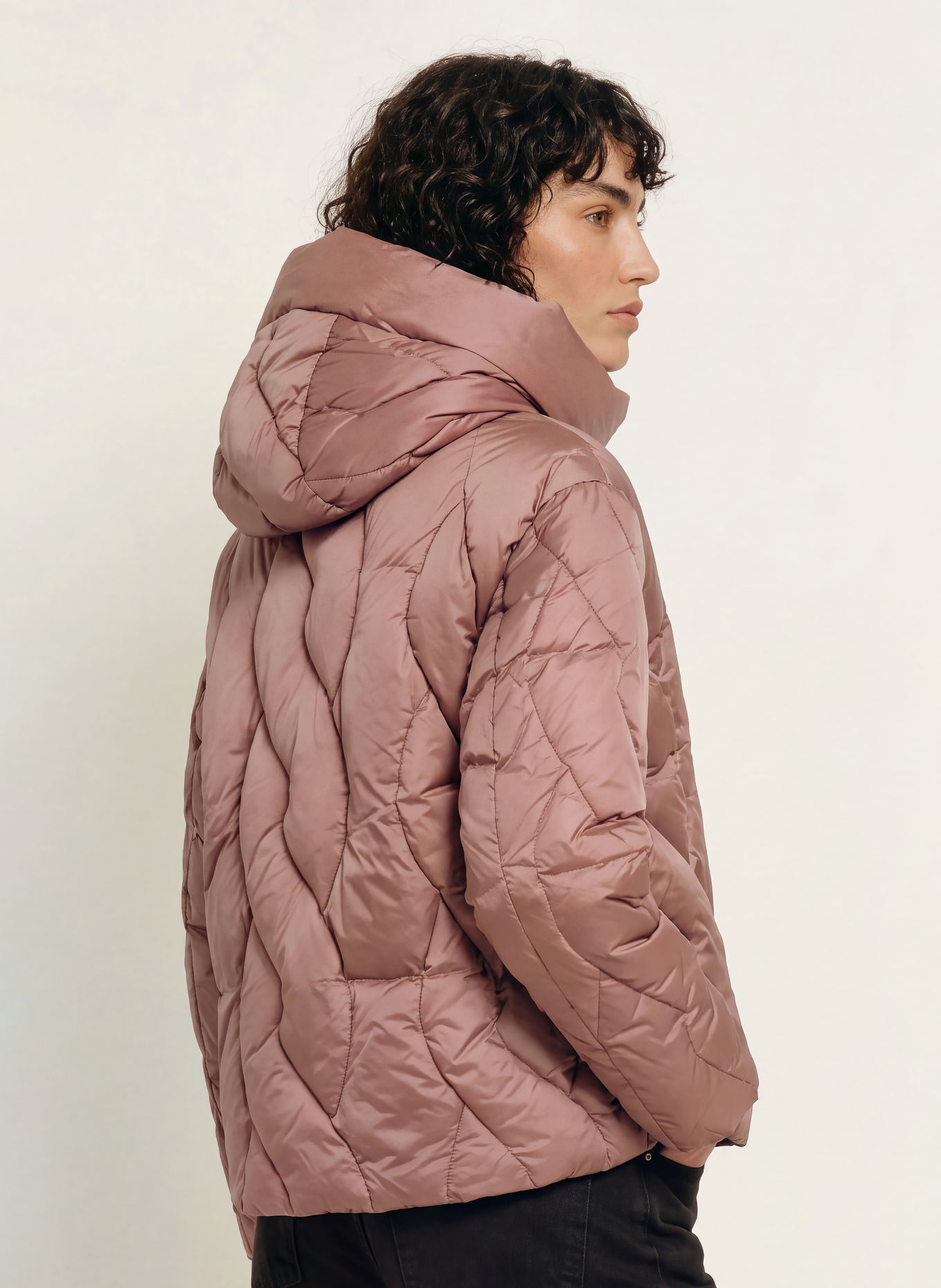 Blauer BELLFLOWER Down Jacket: DUSKY PINK