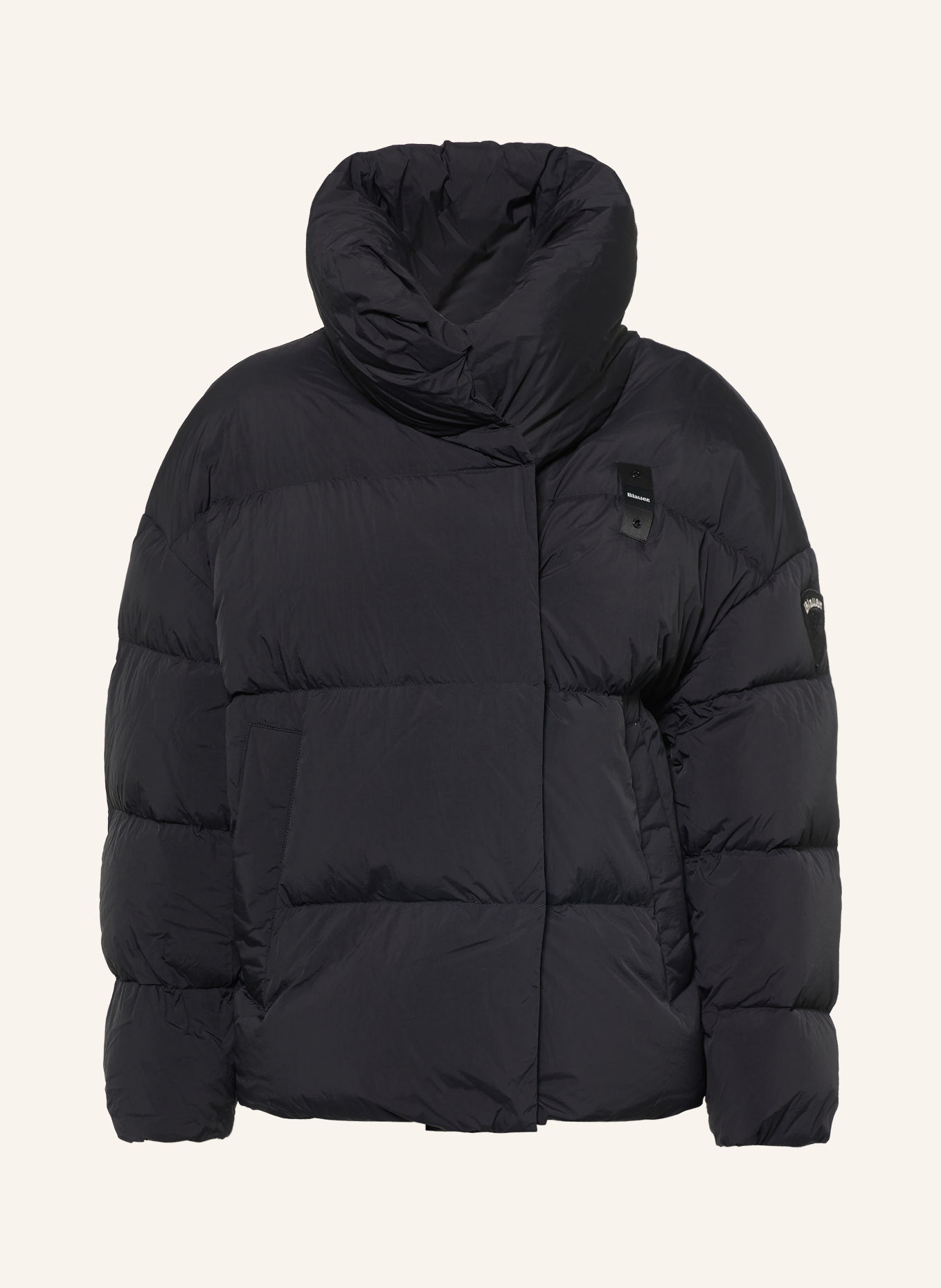 Blauer Daunenjacke ROSS: SCHWARZ