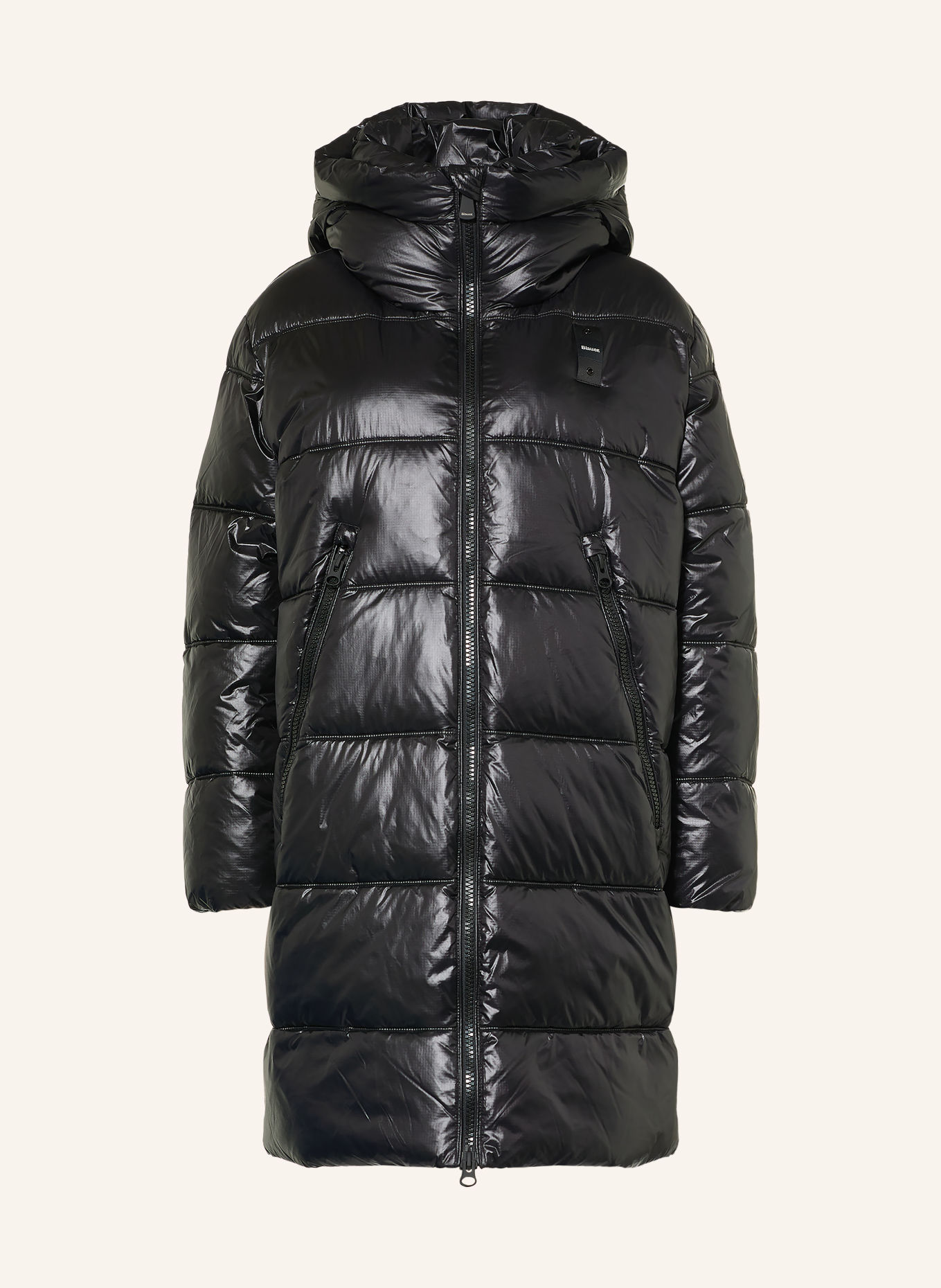 Blauer ARMORY Quilted Coat: BLACK