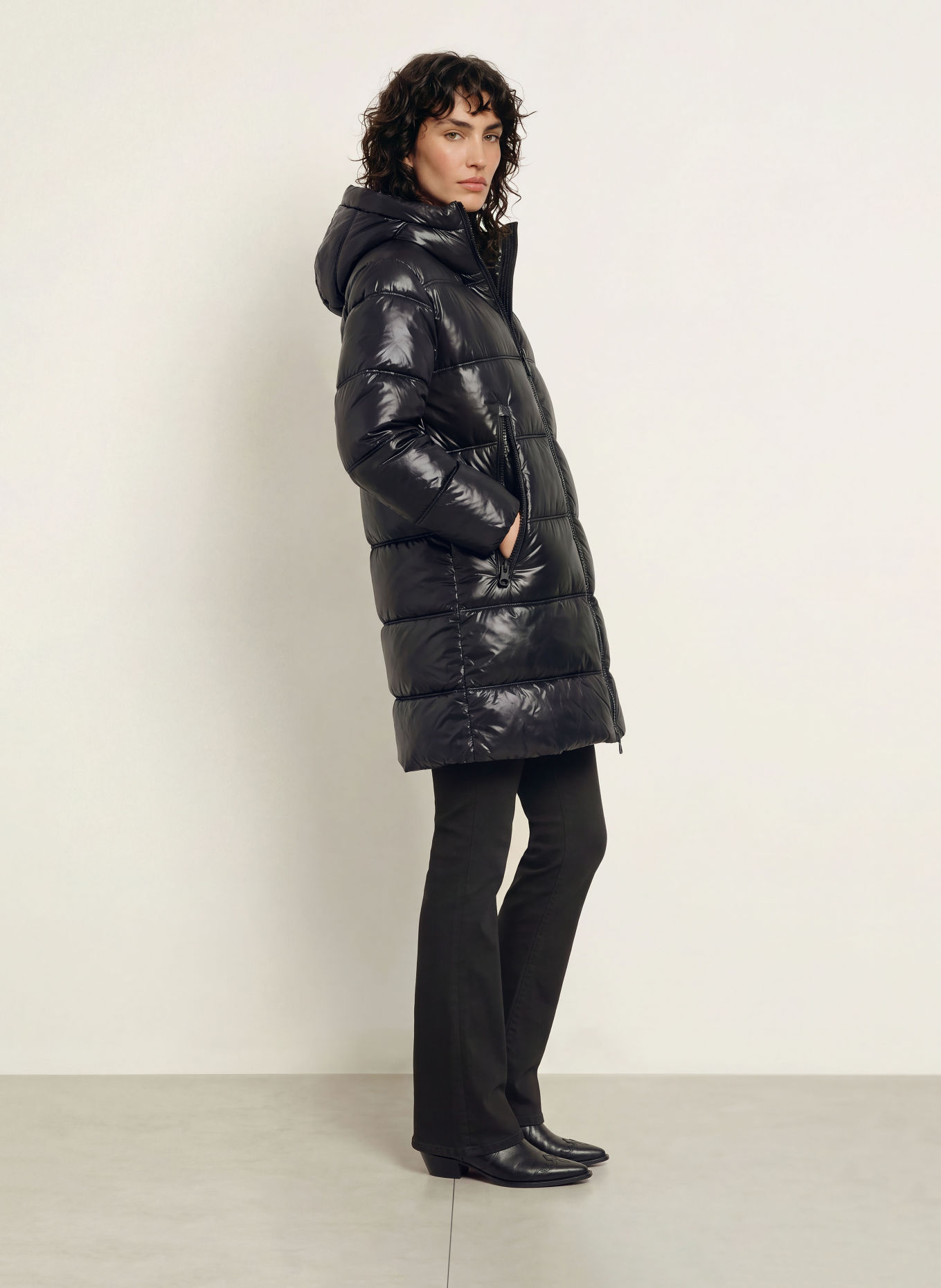 Blauer ARMORY Quilted Coat: BLACK