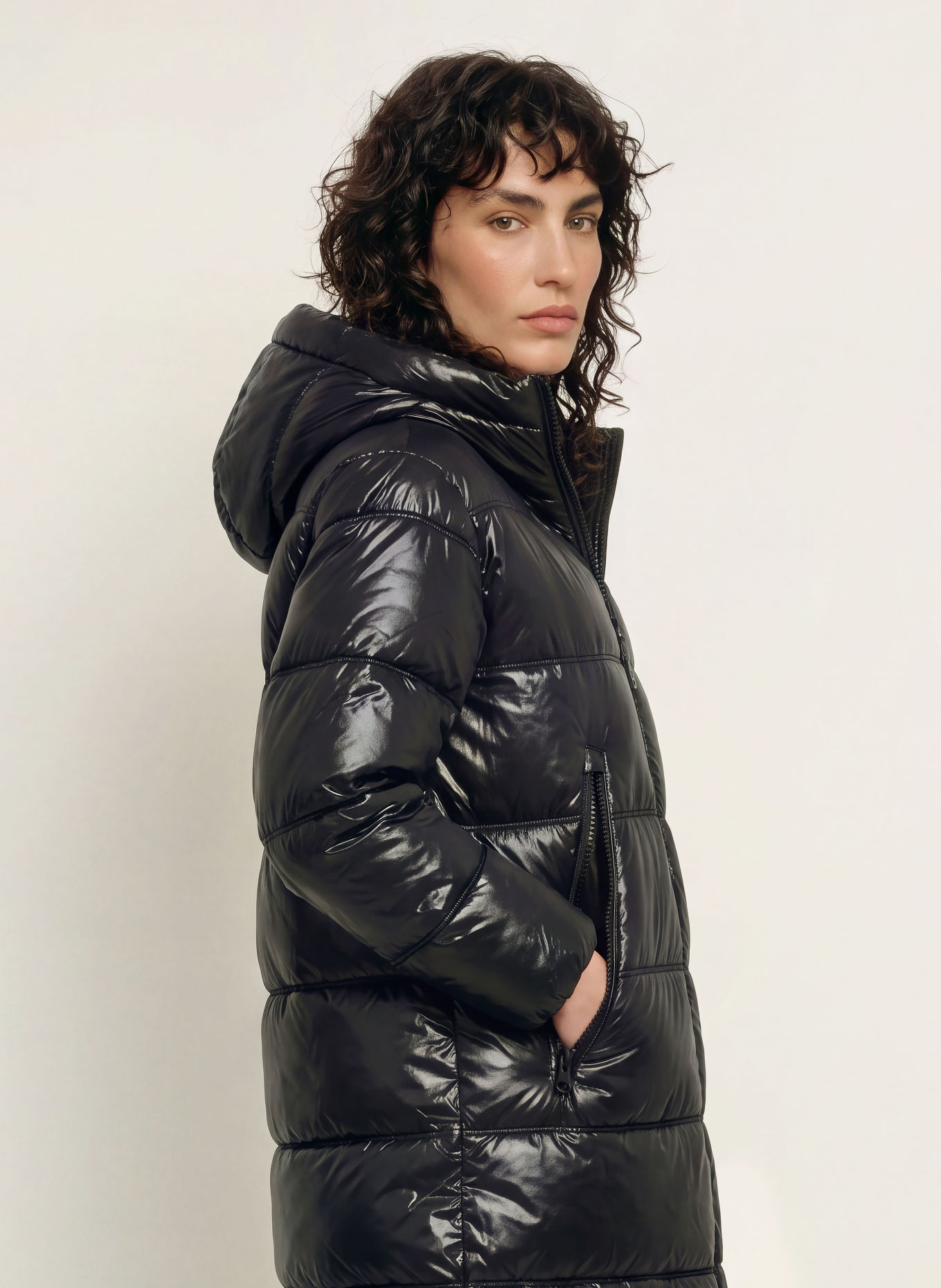 Blauer ARMORY Quilted Coat: BLACK
