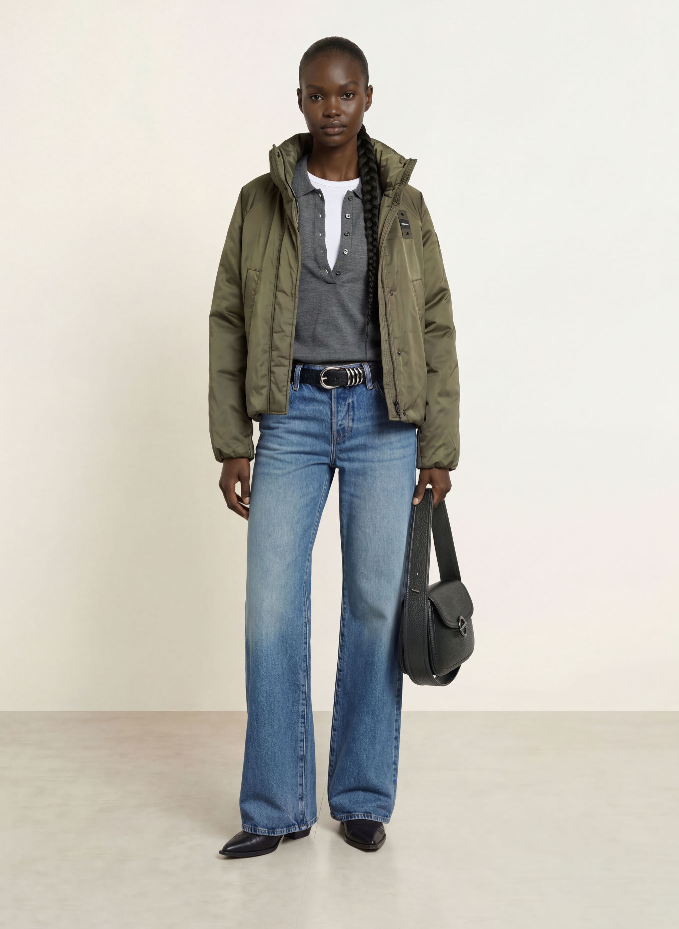 Blauer Jacke JESSEY: GRÜN