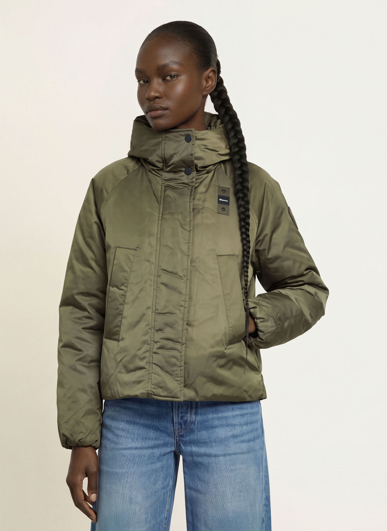 Blauer Jacke JESSEY: GRÜN