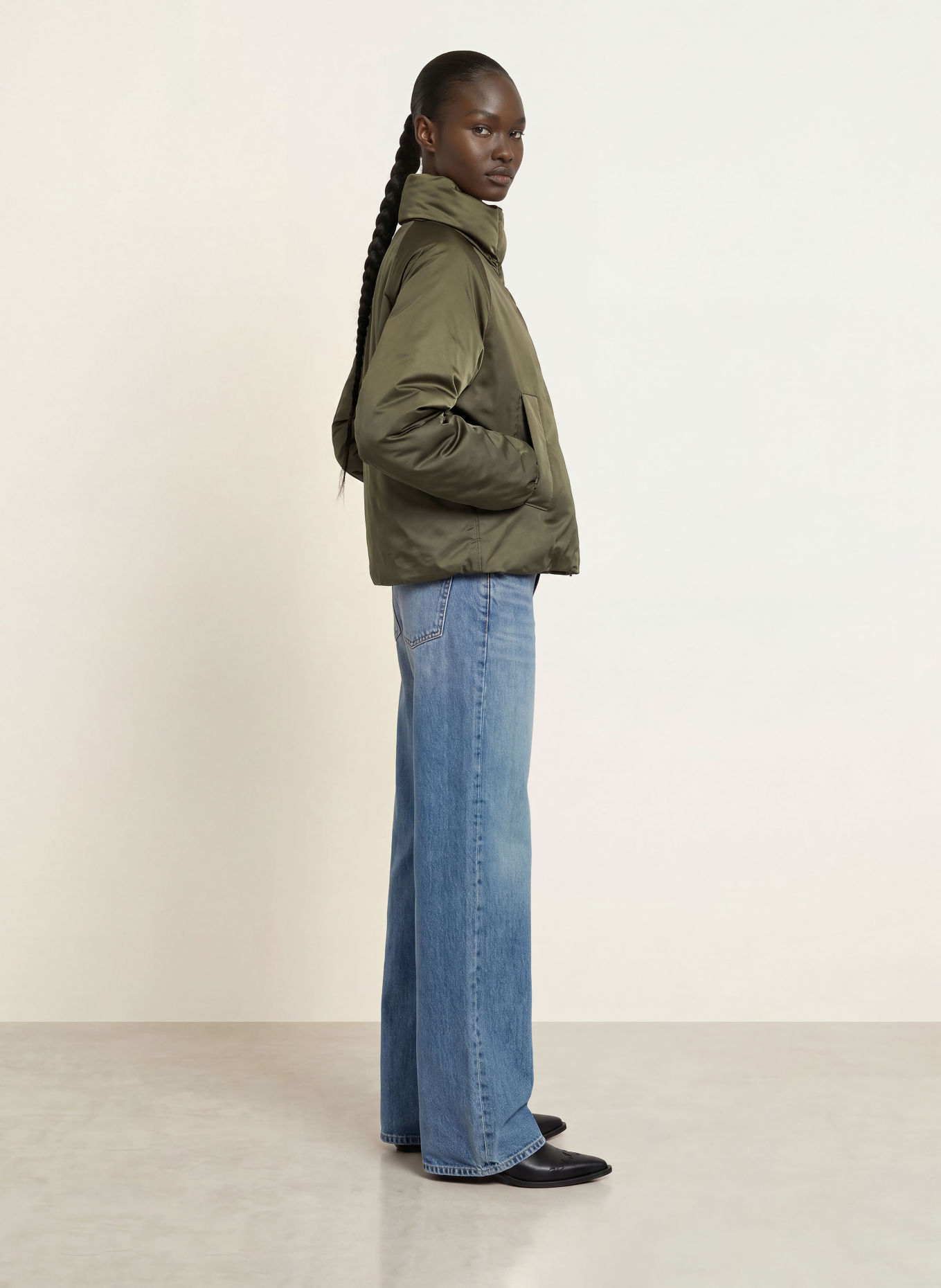 Blauer Jacke JESSEY: GRÜN