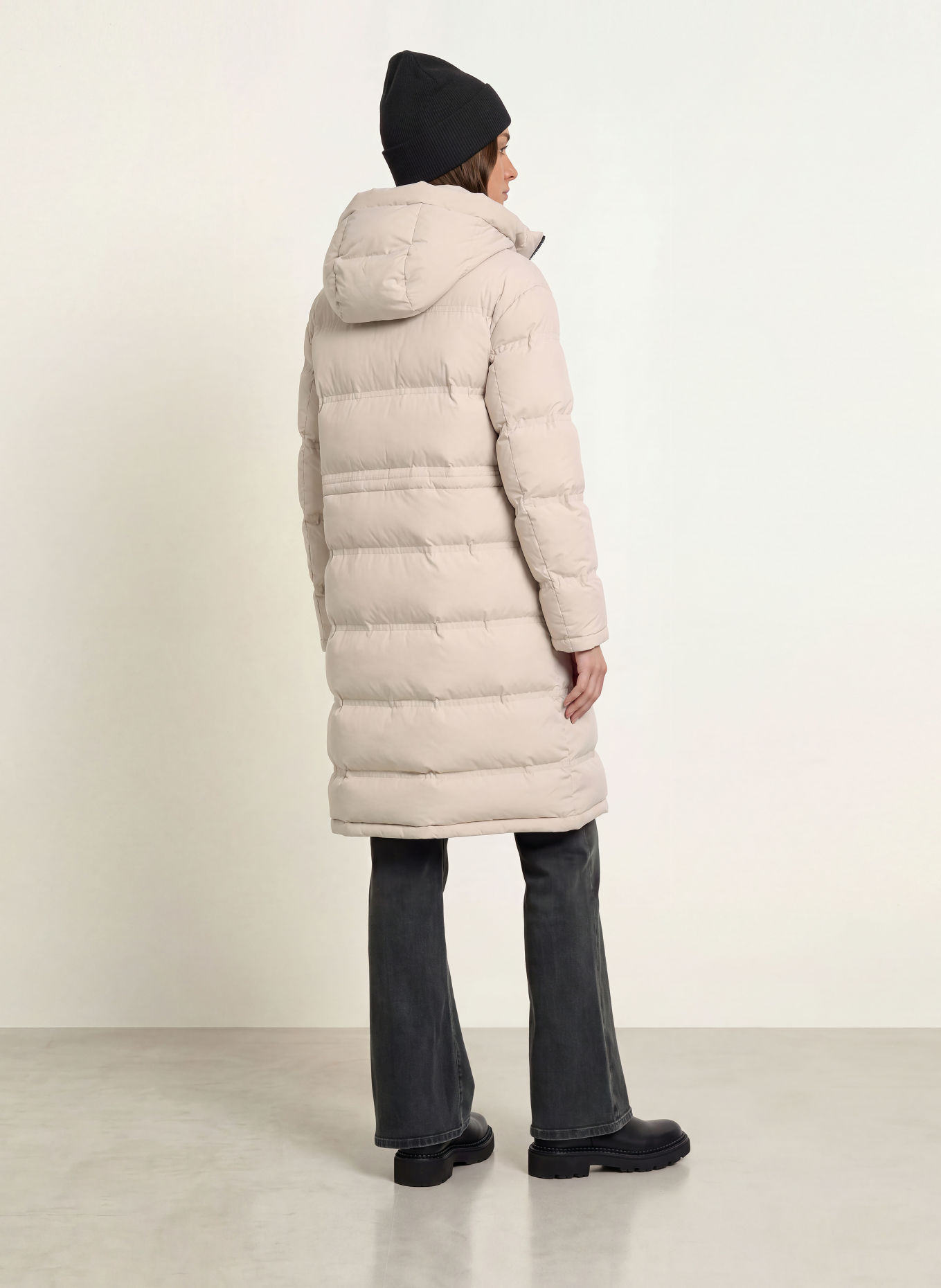 Blauer AUCK Down Coat: CREAM