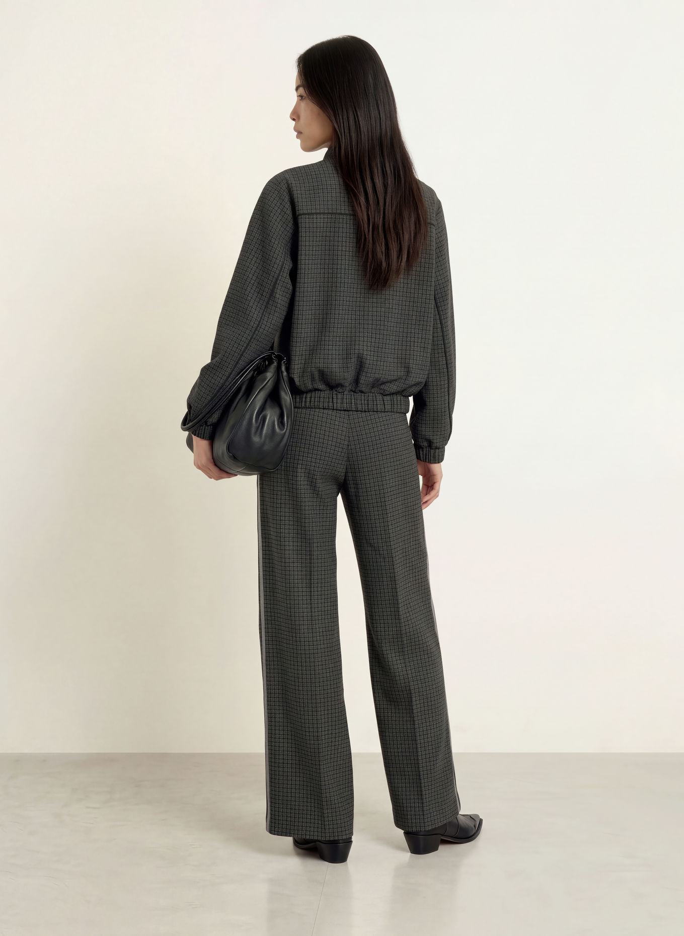 MOS MOSH Marlene-broek MMEVINE: GRIJS / TAUPE / DONKERGRIJS