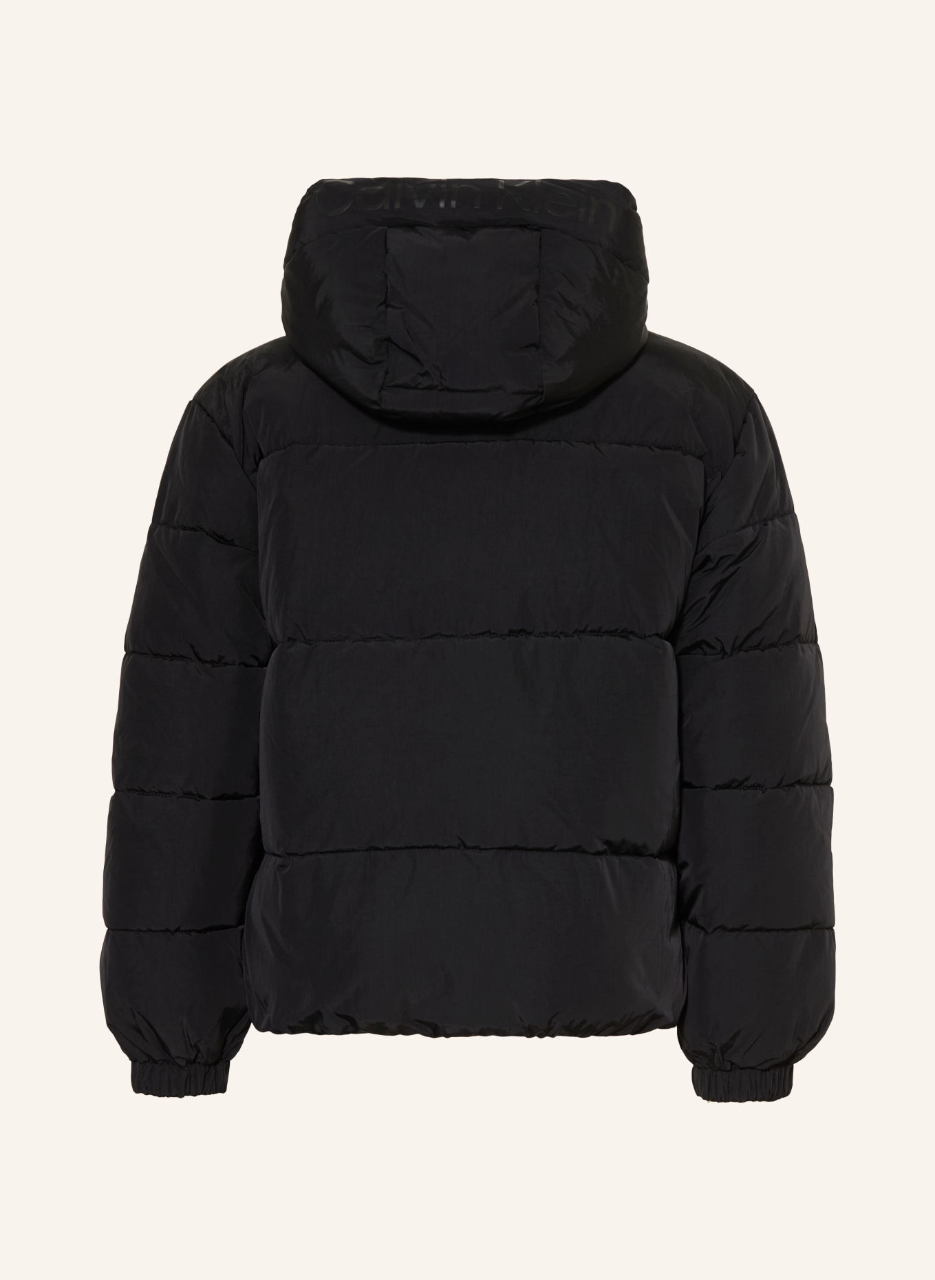 Calvin Klein Steppjacke mit abnehmbarer Kapuze: SCHWARZ