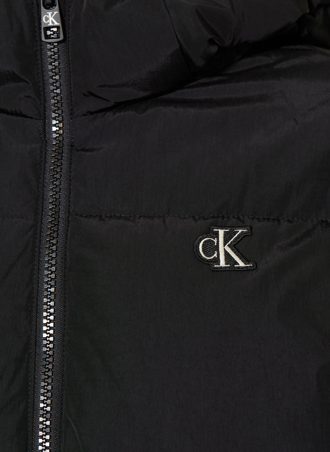 Calvin Klein Steppjacke mit abnehmbarer Kapuze: SCHWARZ