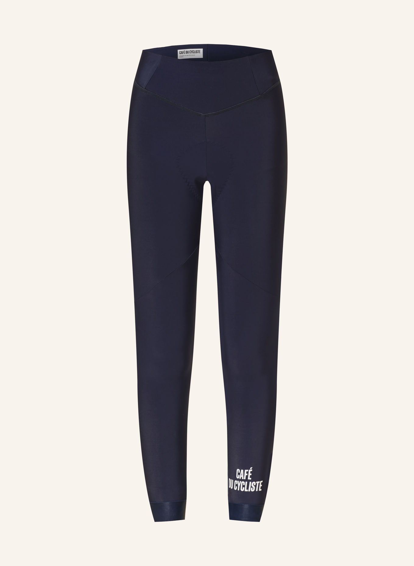 CAFÉ DU CYCLISTE THERESA Thermal cycling pants with padded insert: DARK BLUE