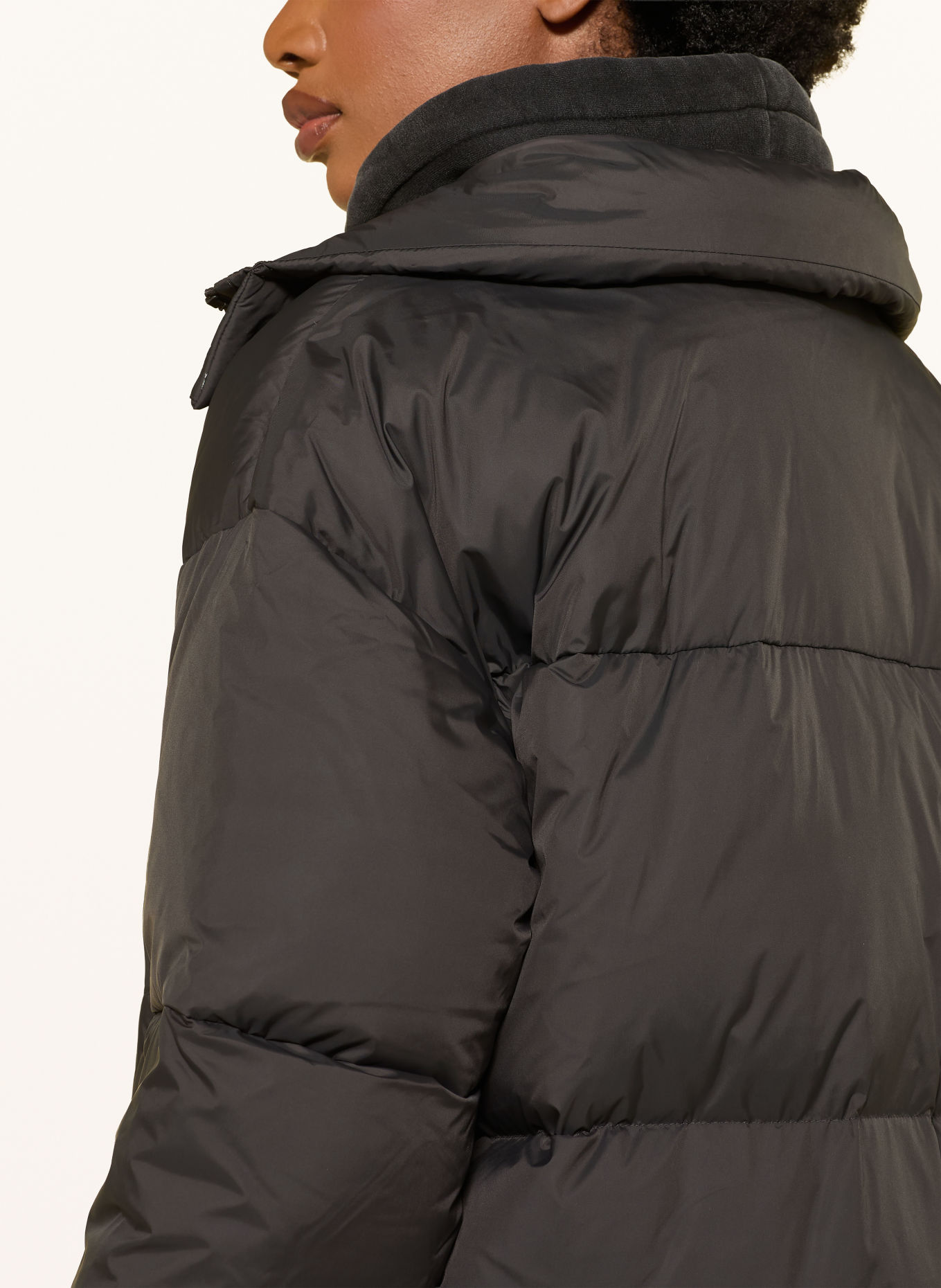 66°NORTH DYNGJA Down coat with Detachable Hood: DARK GRAY