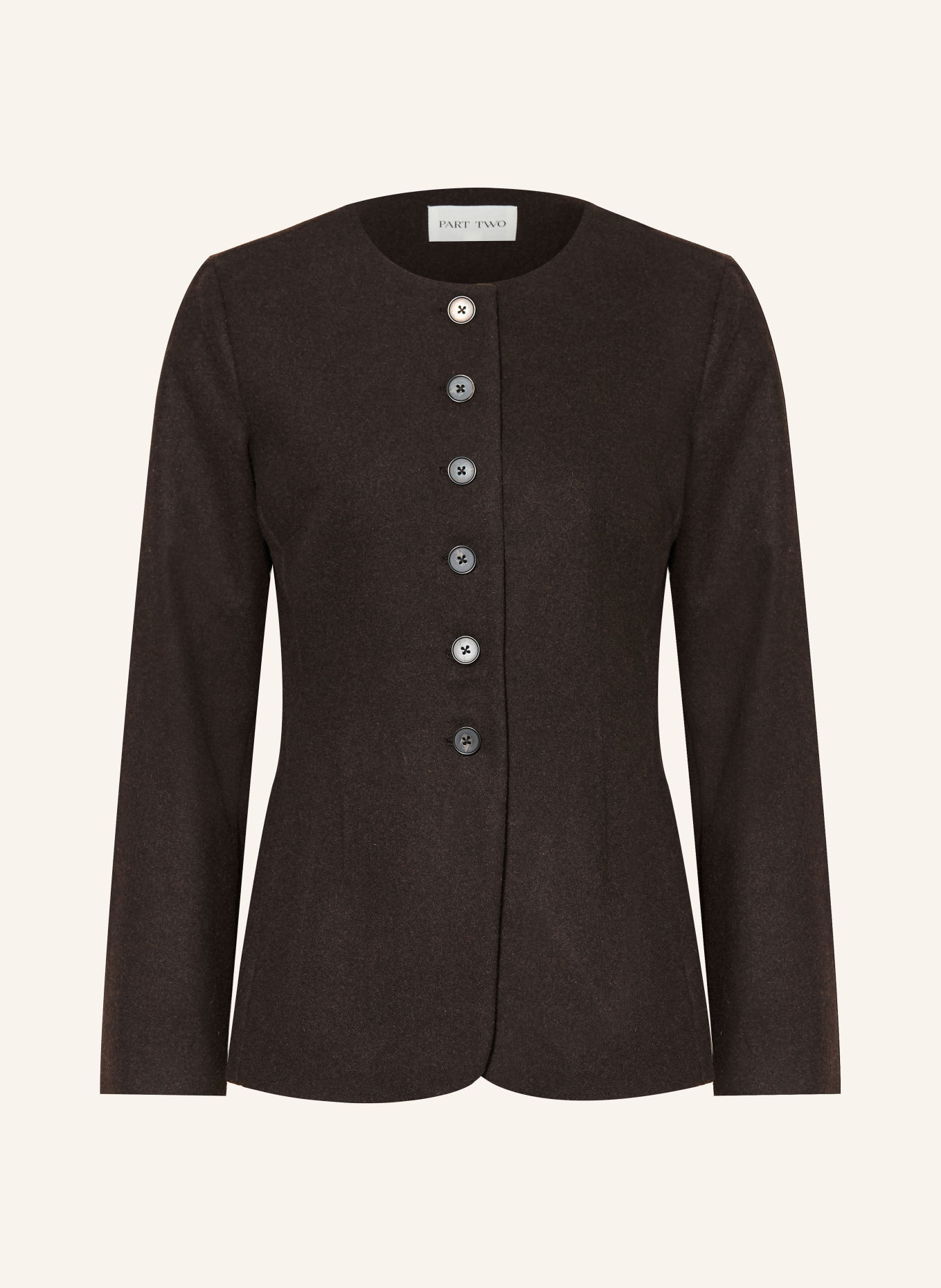 Part Two CELINNPW Blazer: DARK BROWN