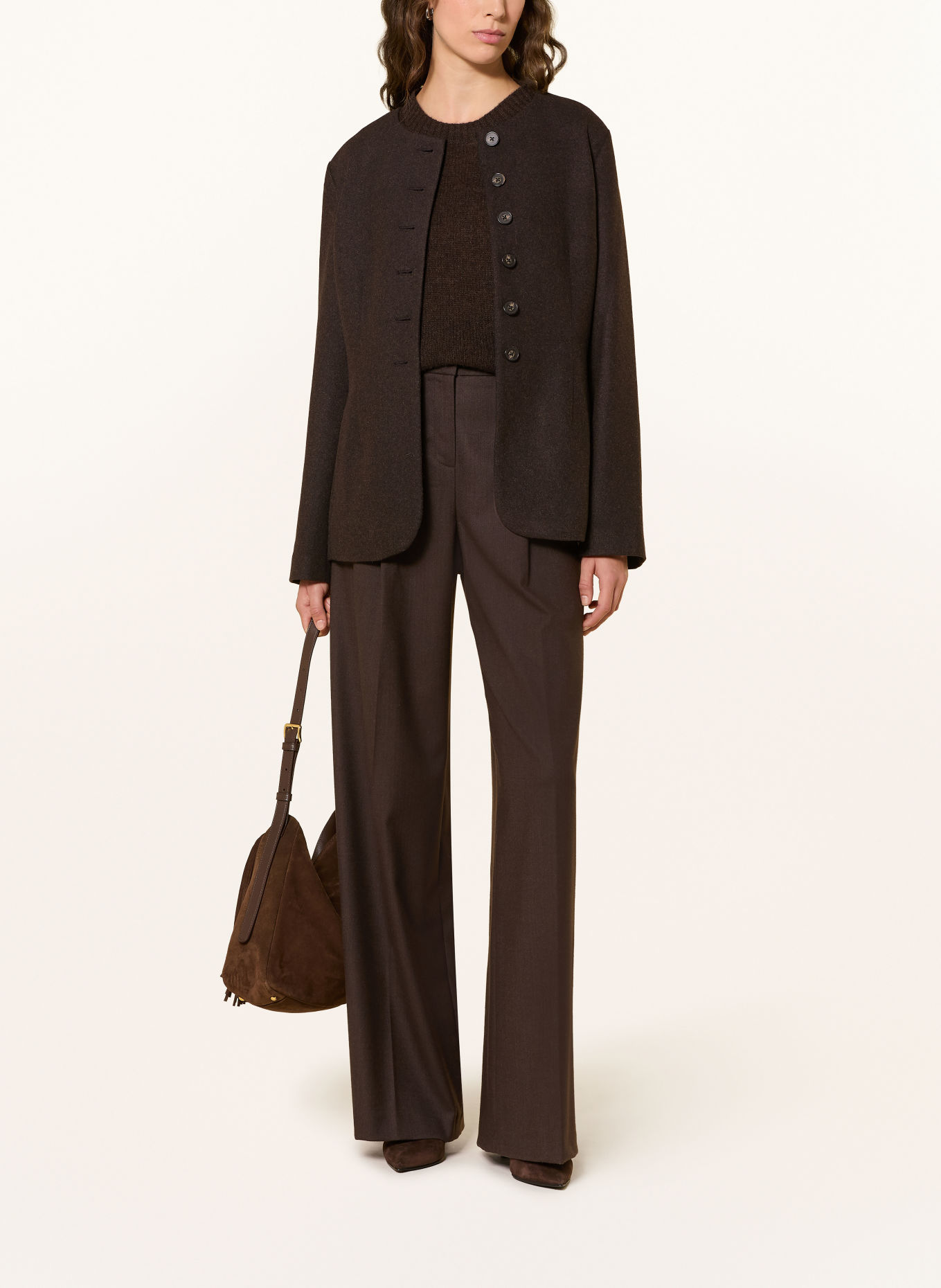Part Two CELINNPW Blazer: DARK BROWN