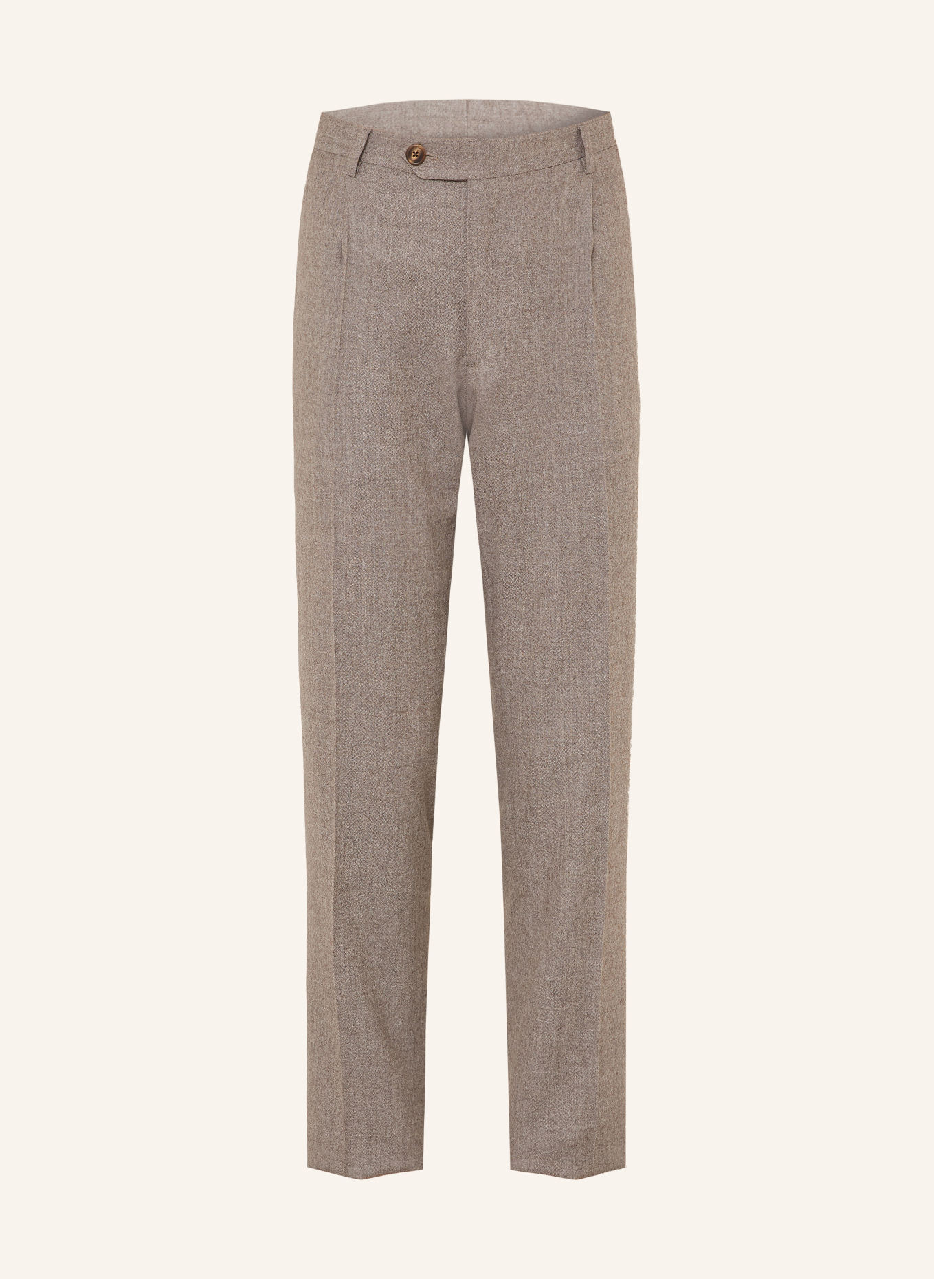 FIORONI Extra Slim Fit Flannel Pants: GRAY