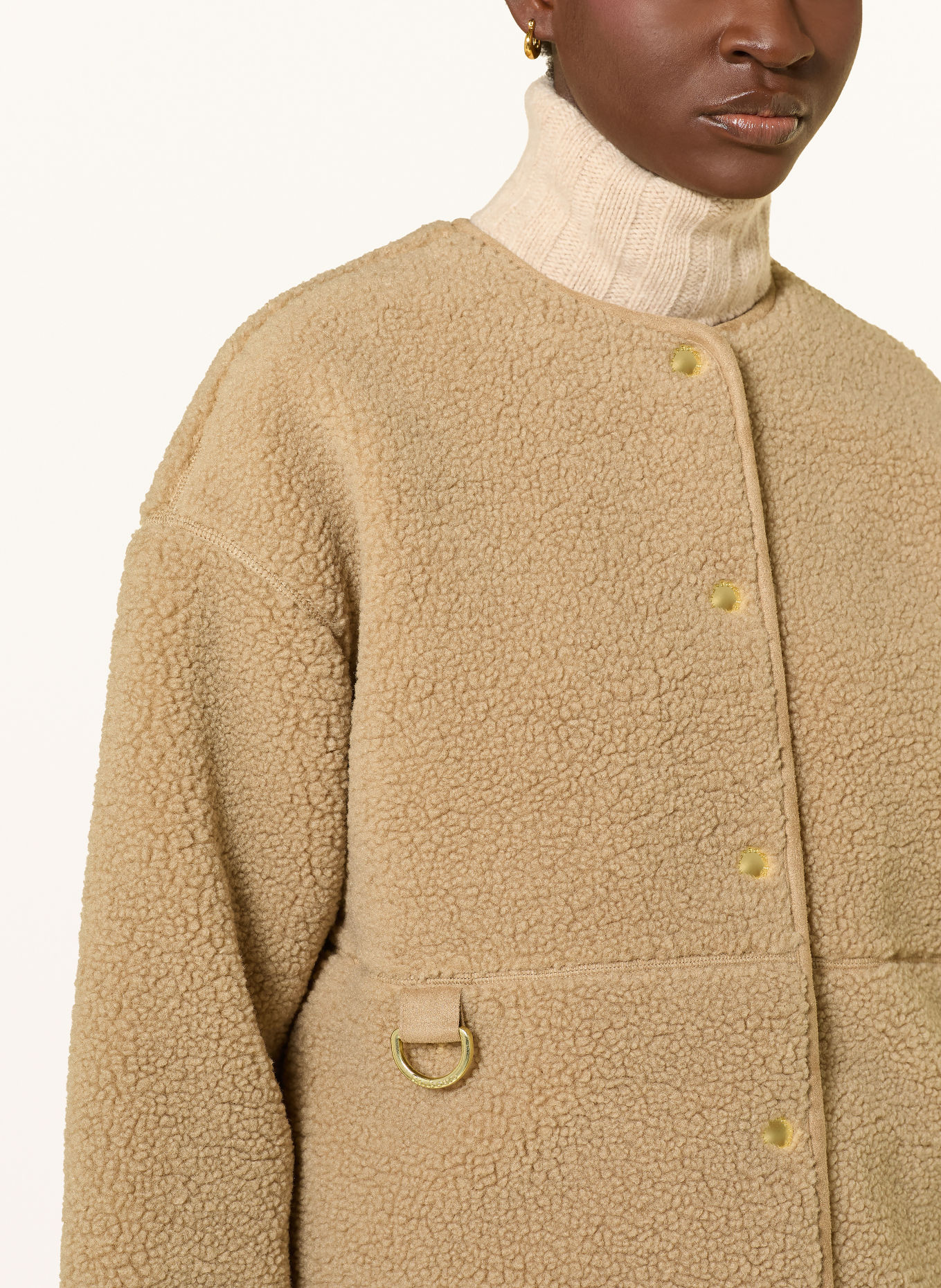Barbour Jacheta din blană sintetică ARLENE: CAMEL