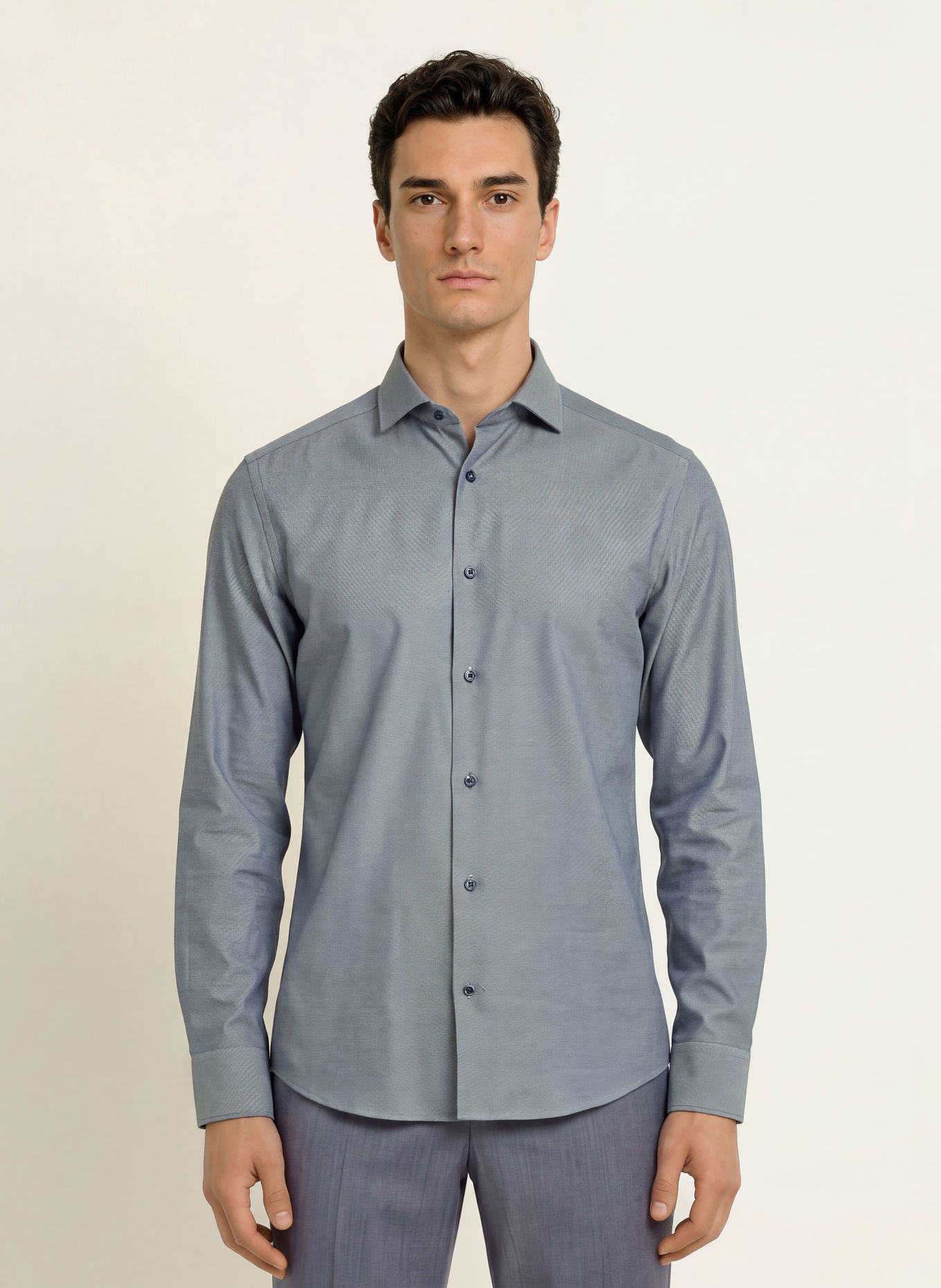 OLYMP Smart Business Shirt, Modern Fit: DARK BLUE