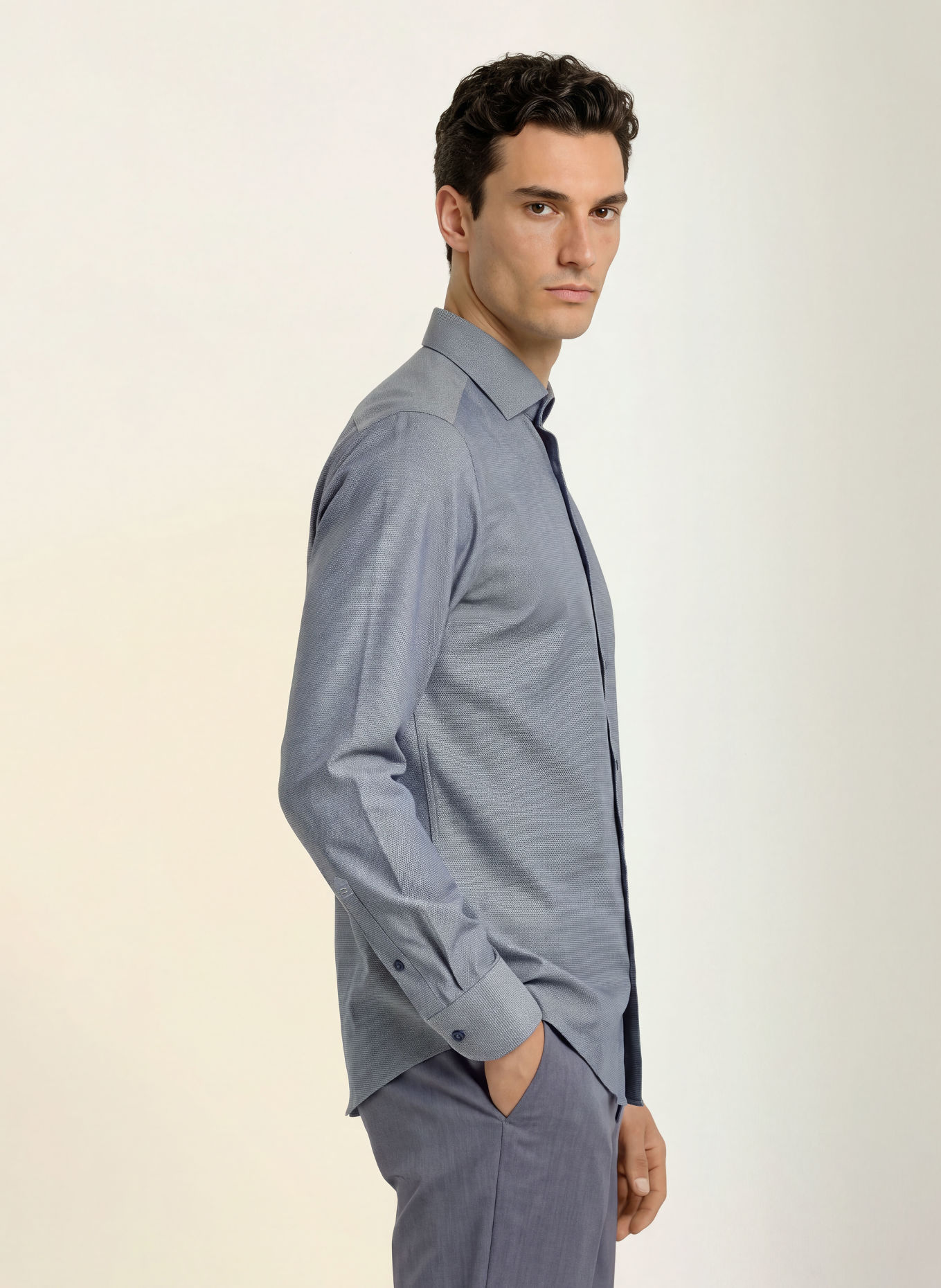 OLYMP Smart Business Shirt, Modern Fit: DARK BLUE