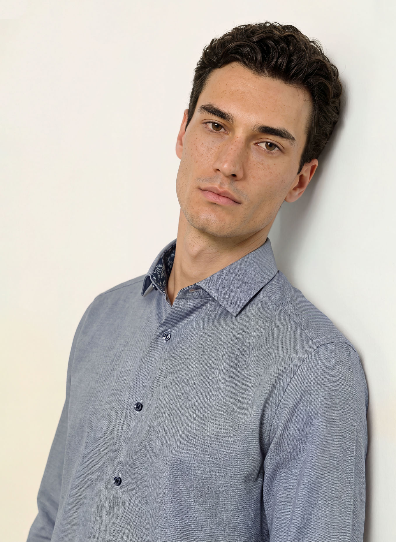 OLYMP Smart Business Shirt, Modern Fit: DARK BLUE