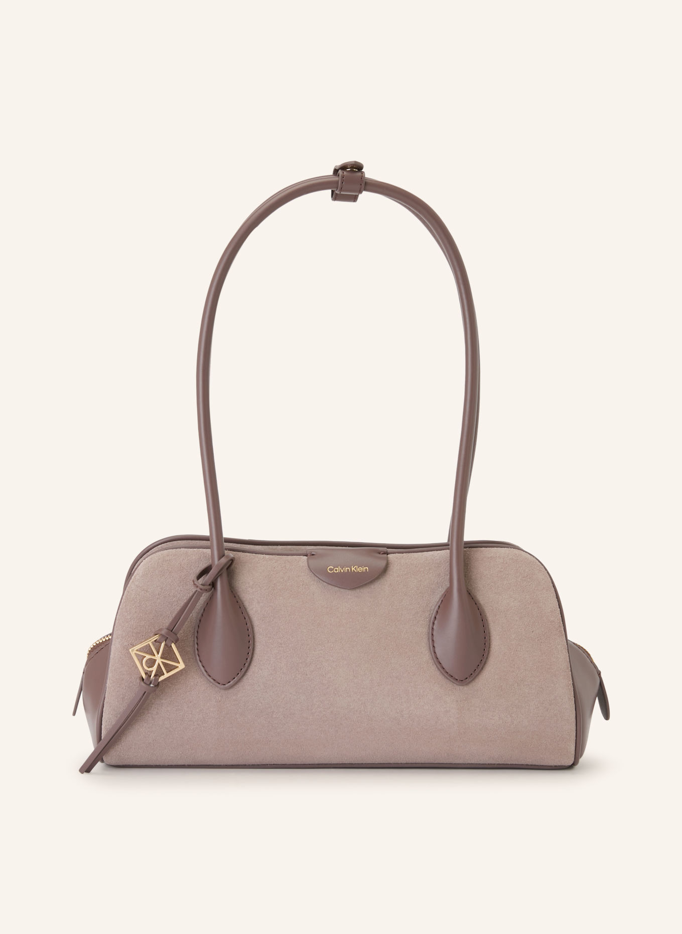 Calvin Klein Schultertasche: TAUPE / GOLD