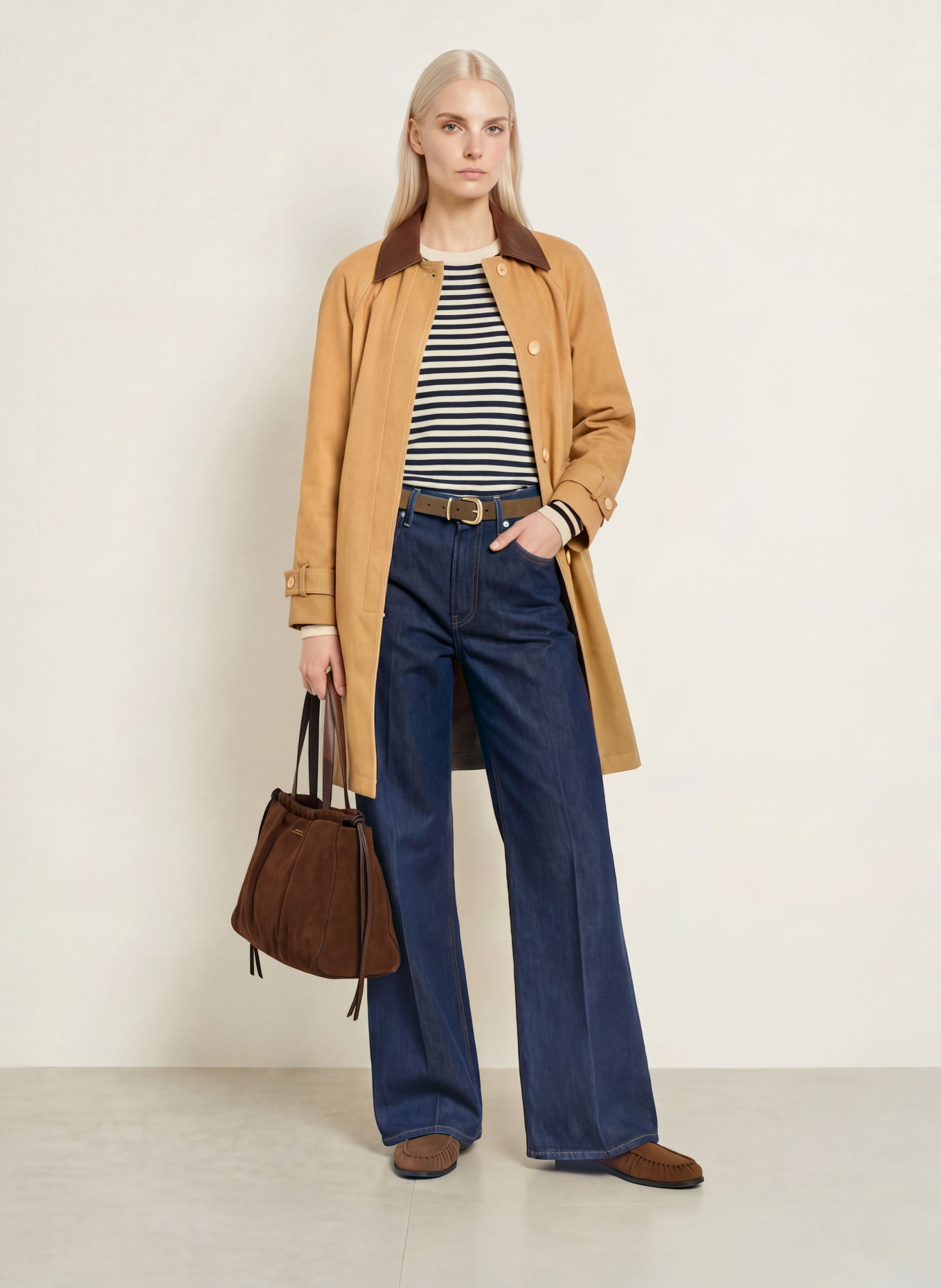 TOMMY HILFIGER Bucket bag: DARK BROWN