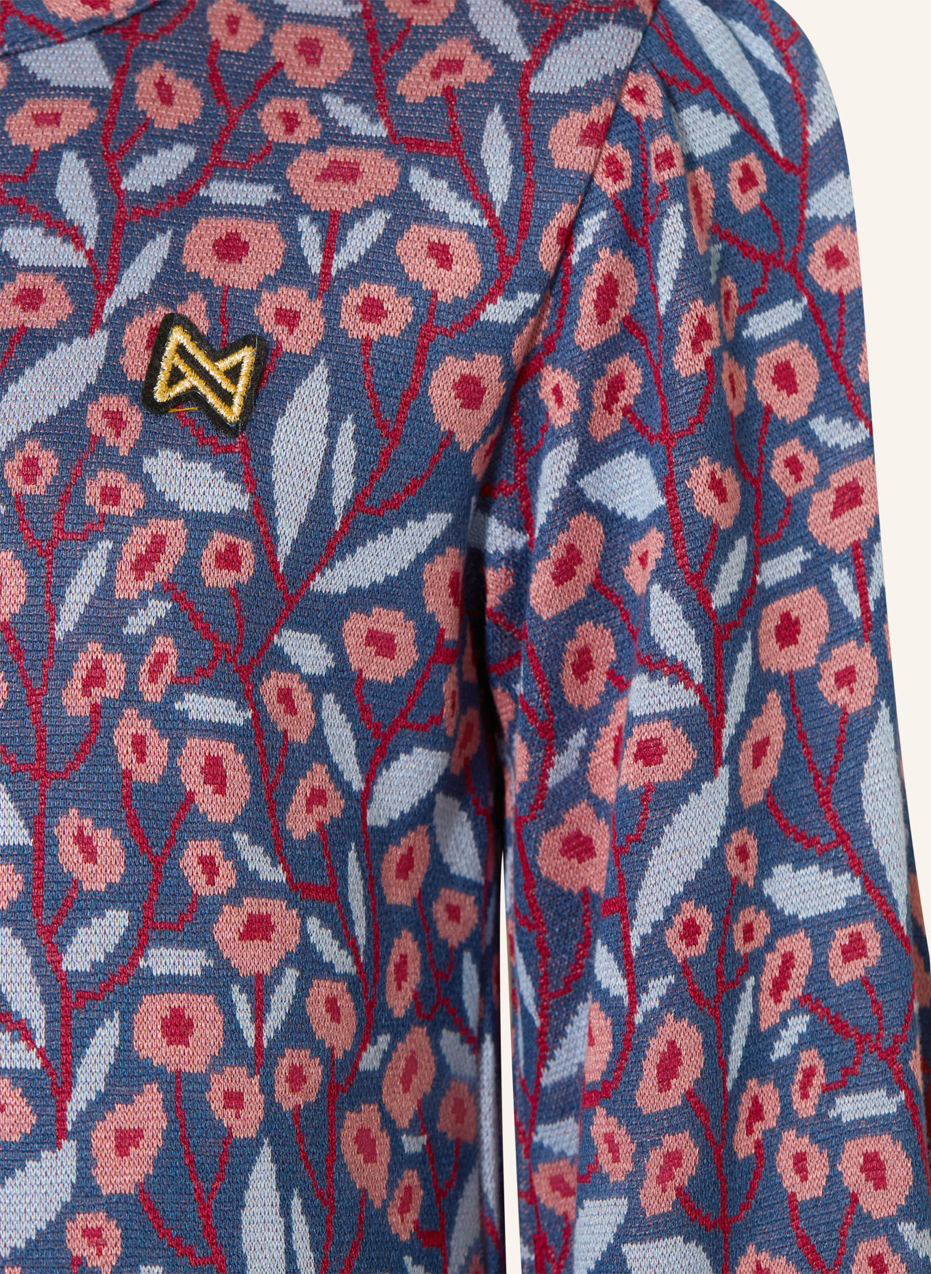Koko Noko Strickkleid: BLAU / ROSA / ROT