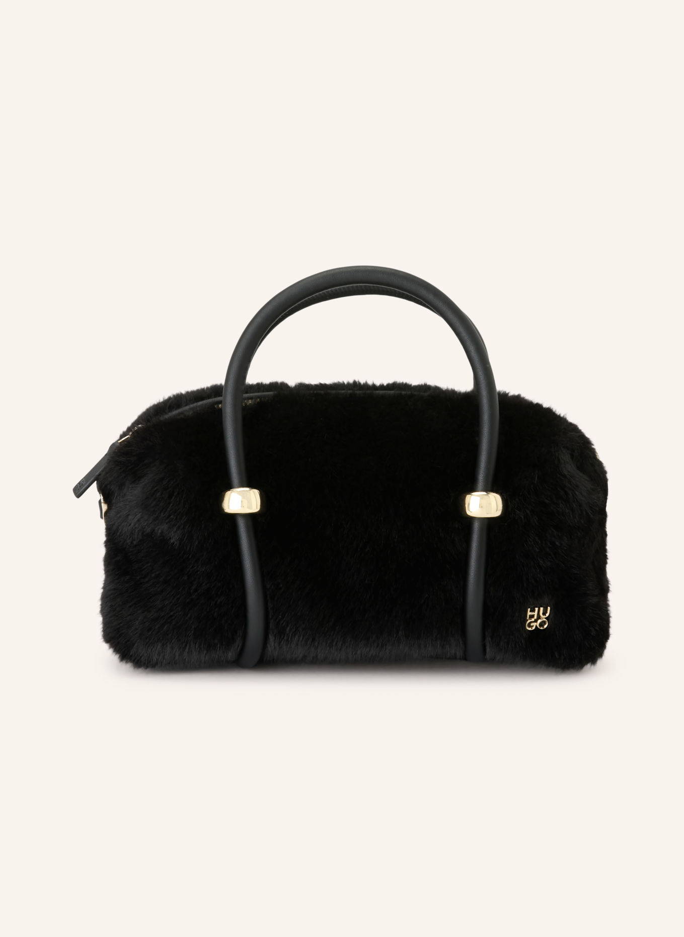 HUGO Handtasche BRIONY: SCHWARZ / GOLD