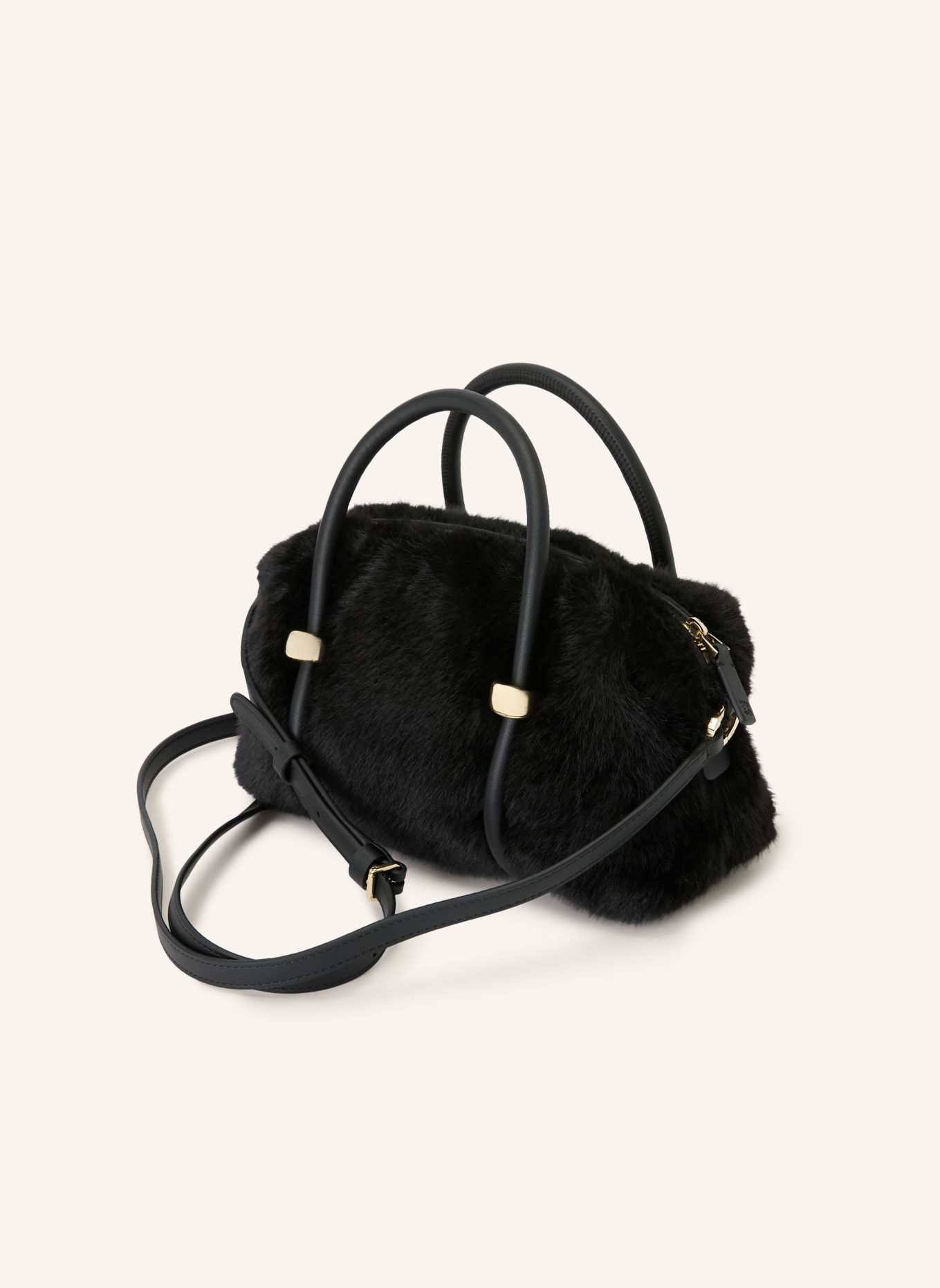HUGO Handtasche BRIONY: SCHWARZ / GOLD