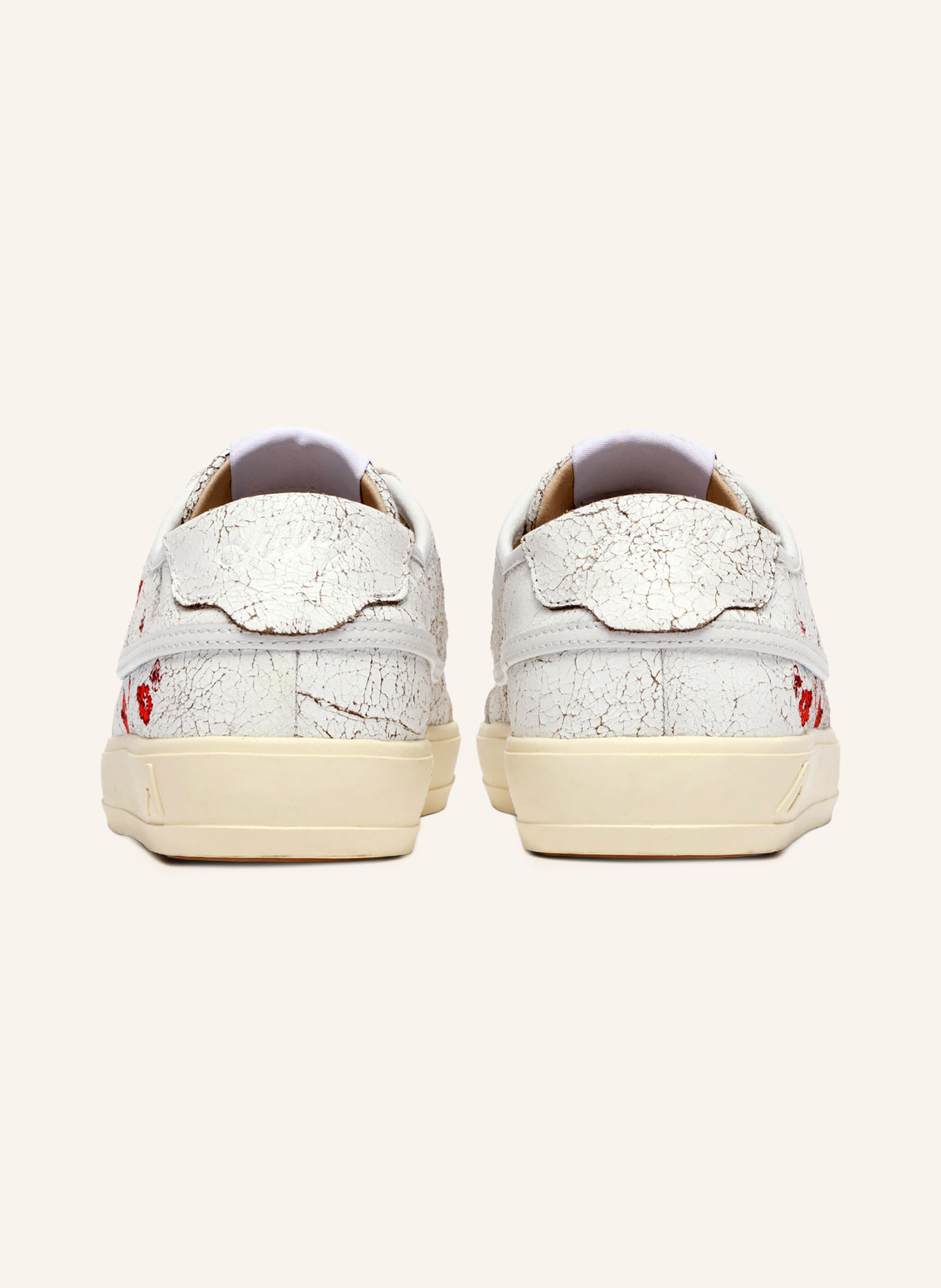 AUTRY Sneaker WINDSCAPE LOW JW: WEISS / BEIGE / ROT