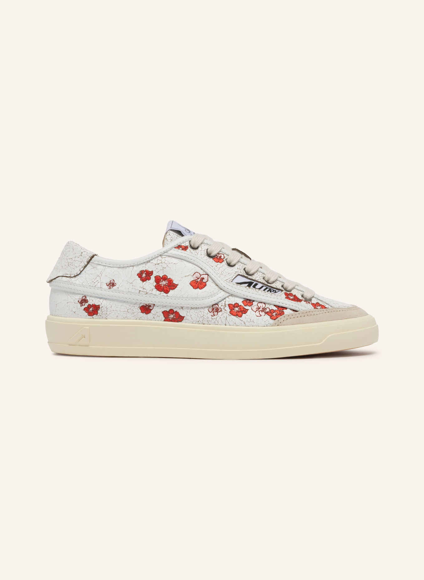 AUTRY Sneaker WINDSCAPE LOW JW: WEISS / BEIGE / ROT