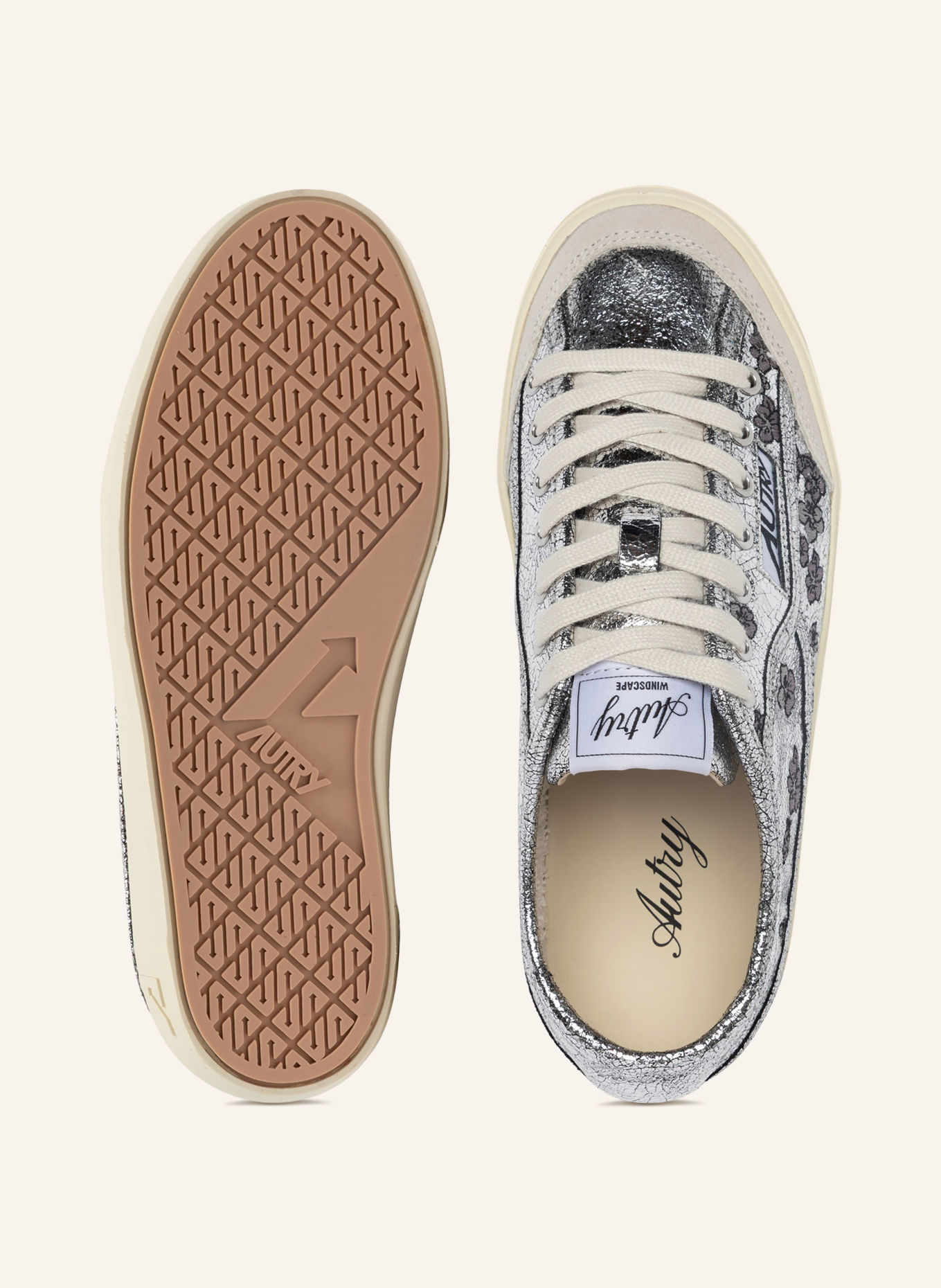 AUTRY Sneakersy WINDSCAPE LOW JD: SREBRNY / KREMOWY