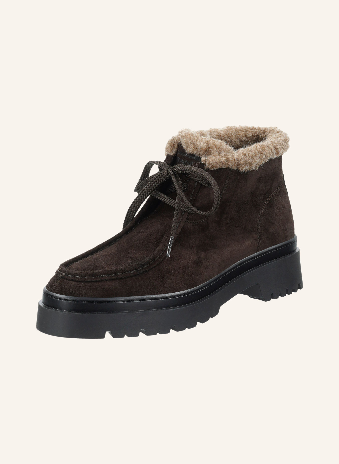 Gant ALIGREY Lace-up boots: DARK BROWN / TAUPE
