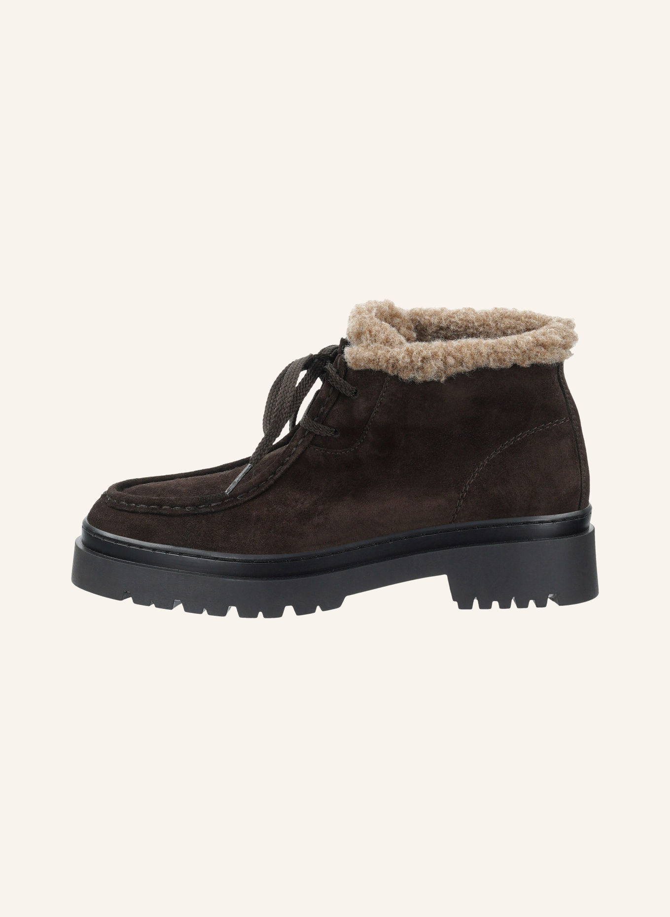 Gant ALIGREY Lace-up boots: DARK BROWN / TAUPE