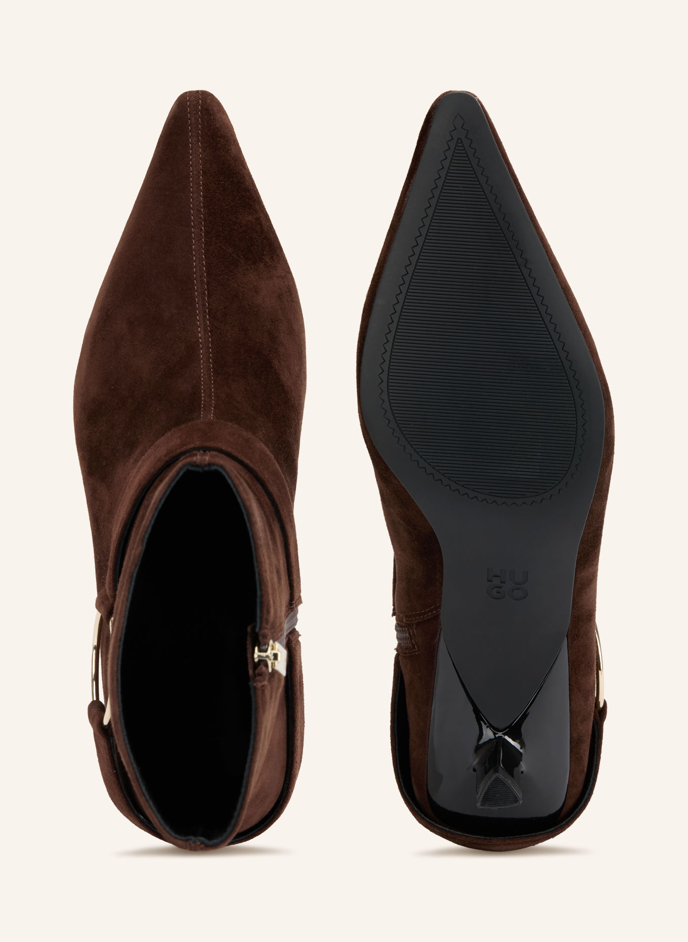 HUGO SELENY Ankle boots: BROWN