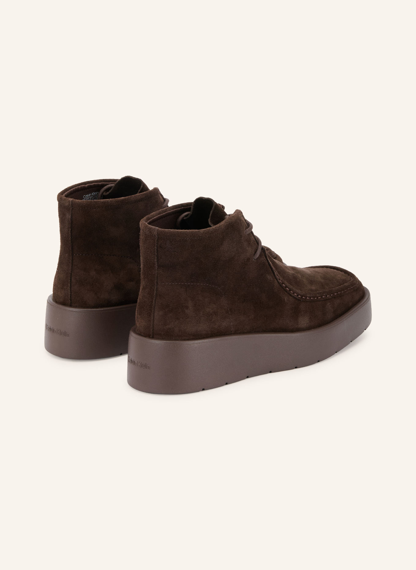 Calvin Klein Veterboots: MARRON FONCÉ